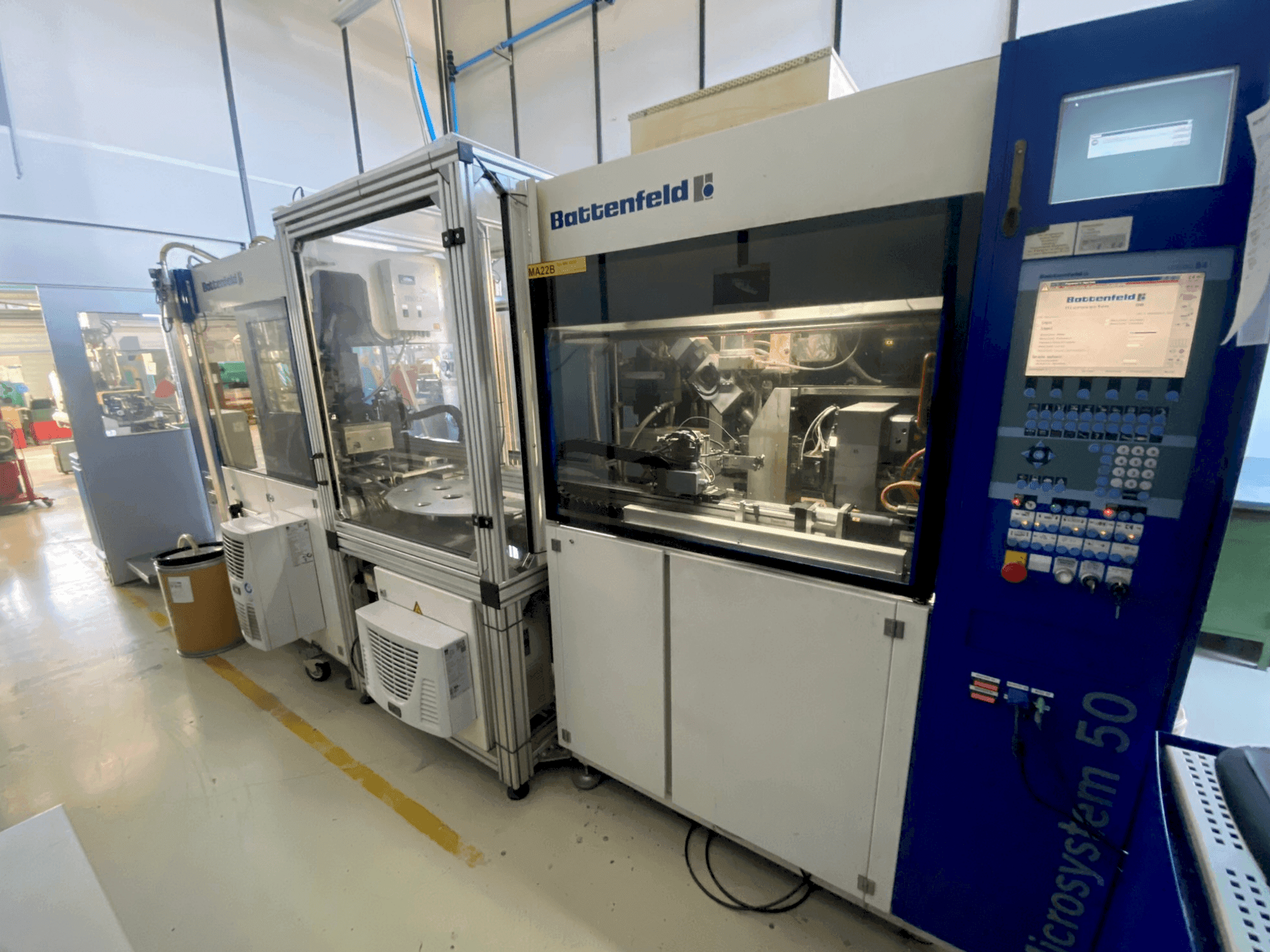 Makine Battenfeld Microsystem MM 50/50 - Önden görünüm