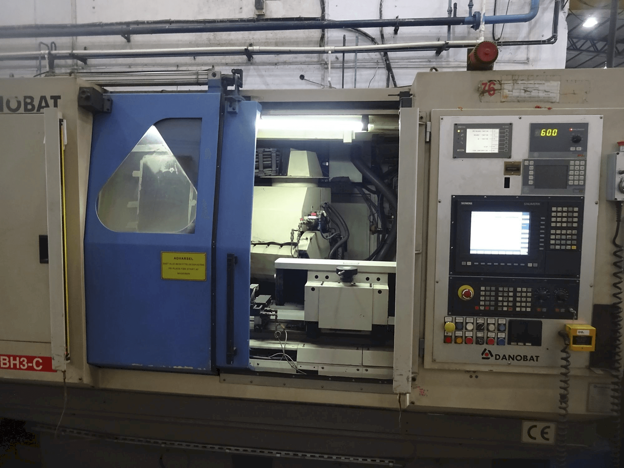 Makine DANOBAT - Önden görünüm G-61-BH3-C