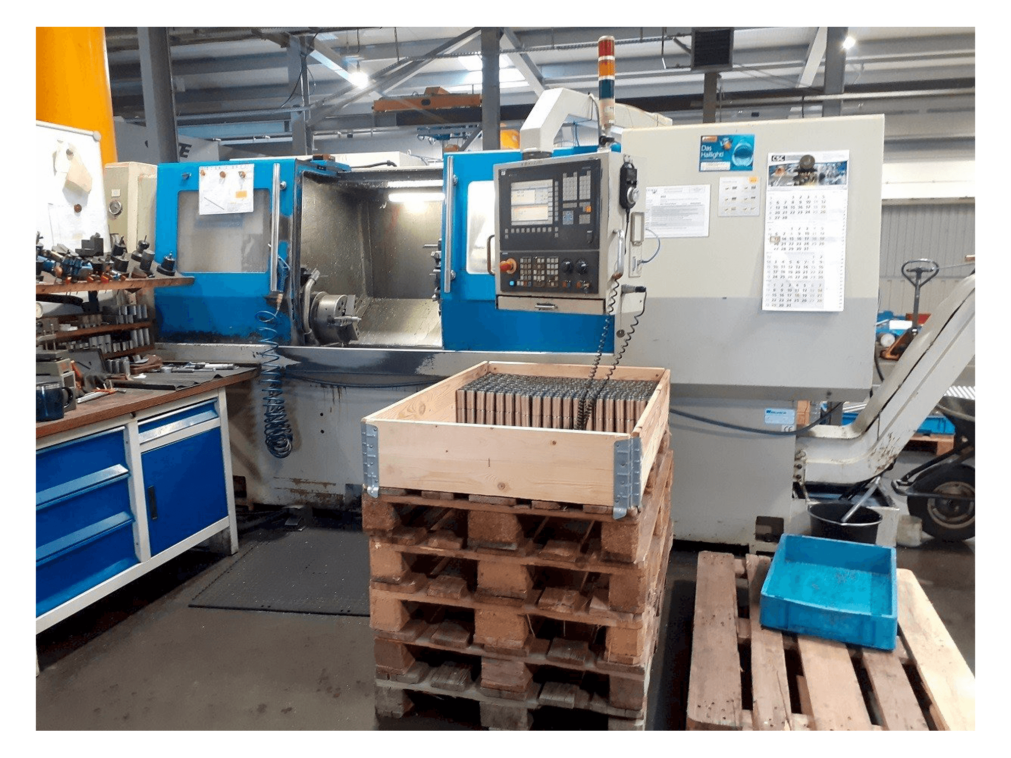 Makine WAGNER Siemens WDS 560x1250 - Önden görünüm