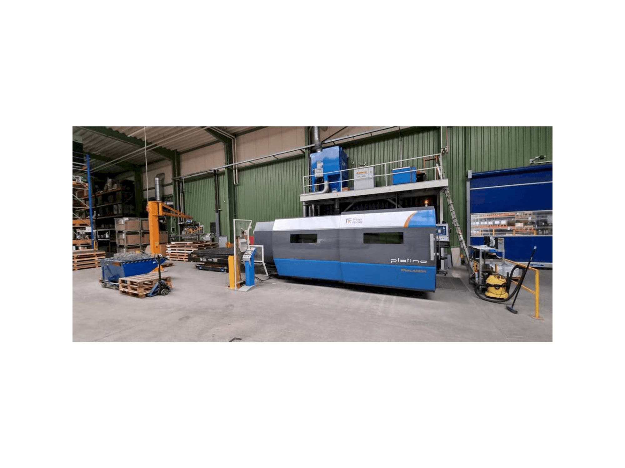 Makine Prima Power Platino Fiber - Önden görünüm