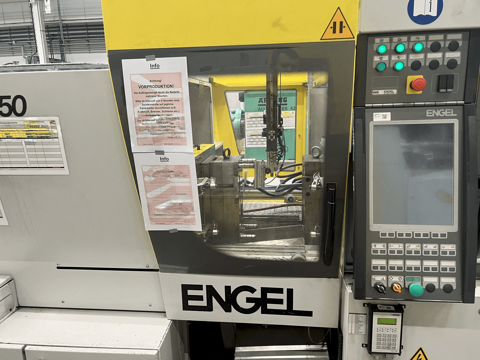 Makine Engel Victory 200/50 - Önden görünüm