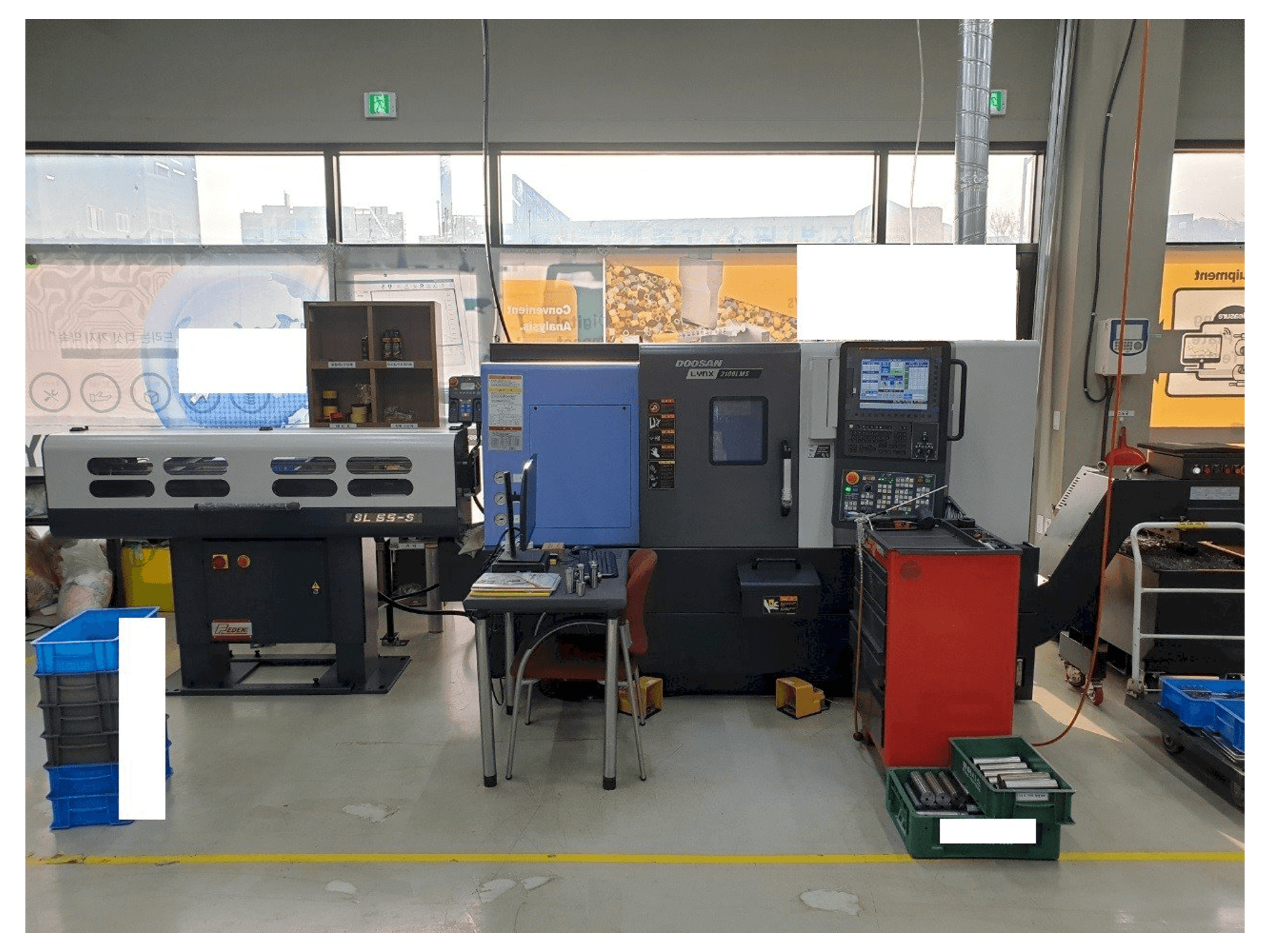 Makine Doosan LYNX2100LMSB - Önden görünüm