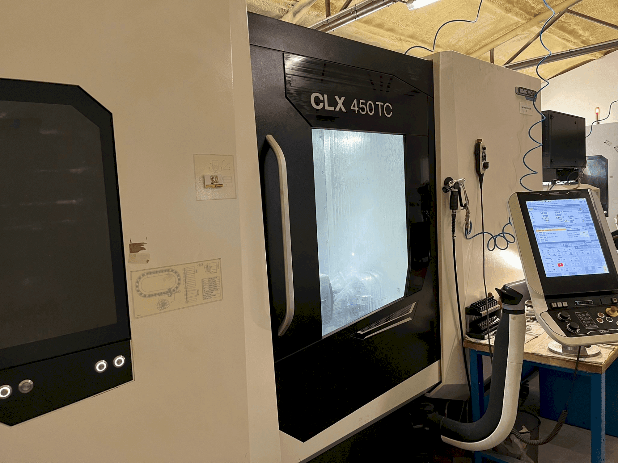 Makine DMG MORI CLX 450 TC - Önden görünüm