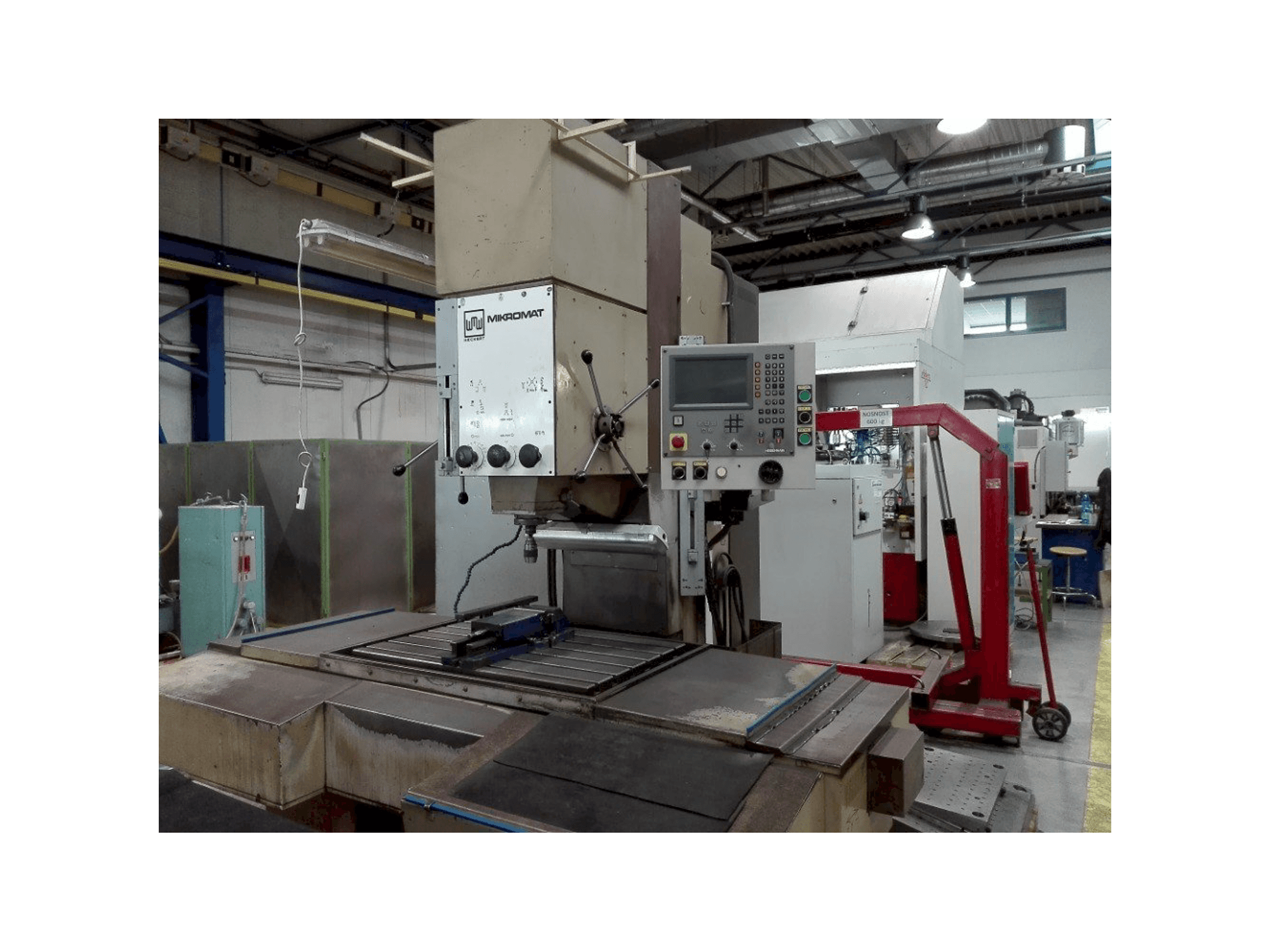 Makine WMW Mikromat BKoE 630x1000 CNC - Önden görünüm