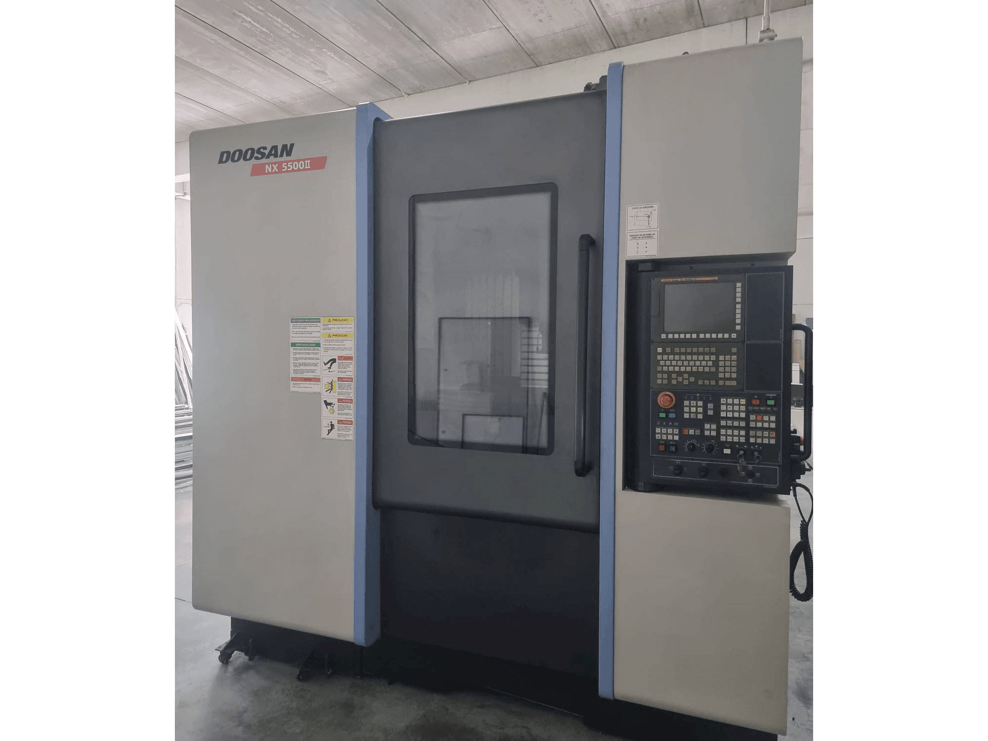 Makine Doosan Nx5500 Ii - Önden görünüm