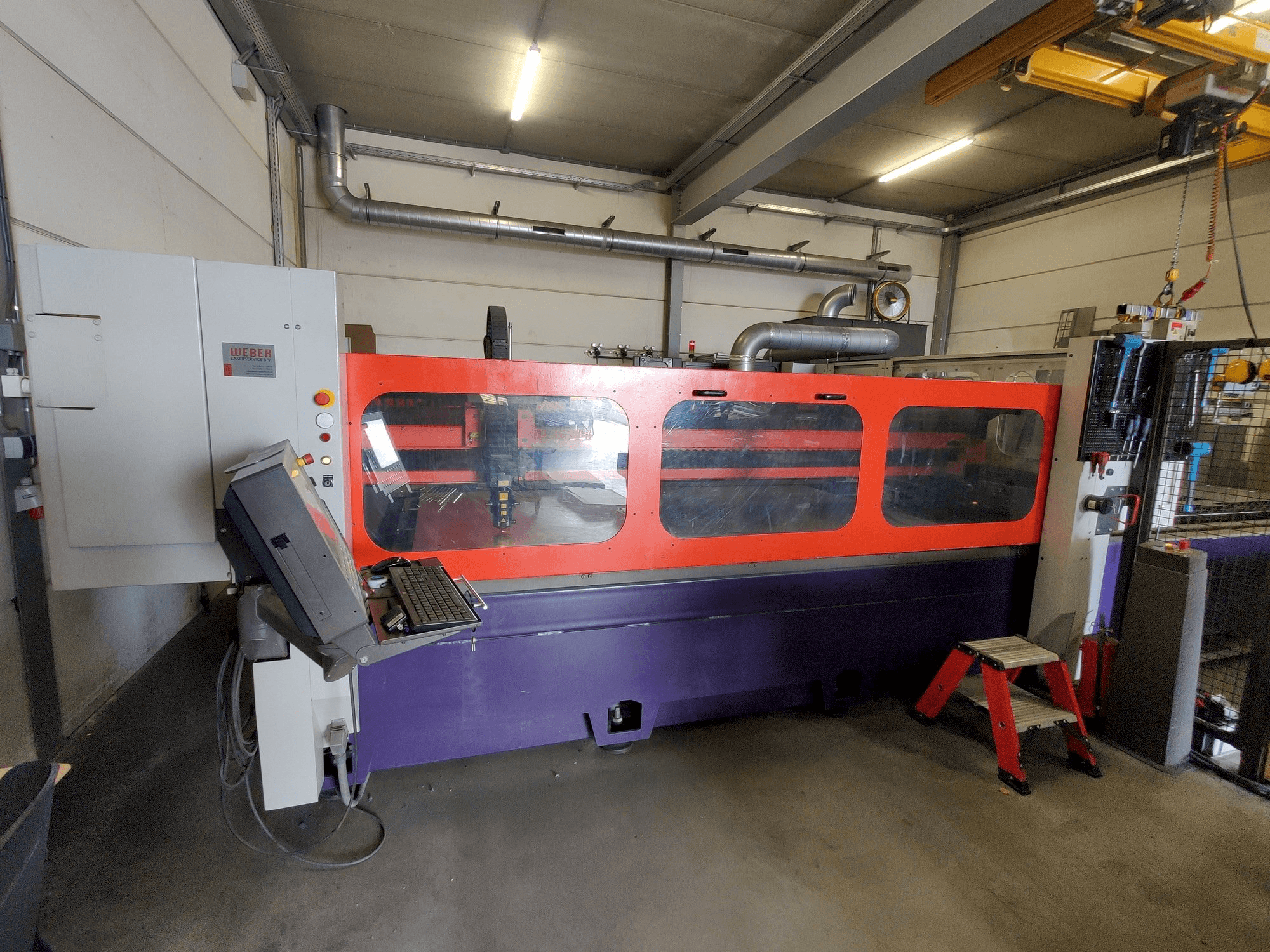 Makine Bystronic Bystar 3015 - Önden görünüm