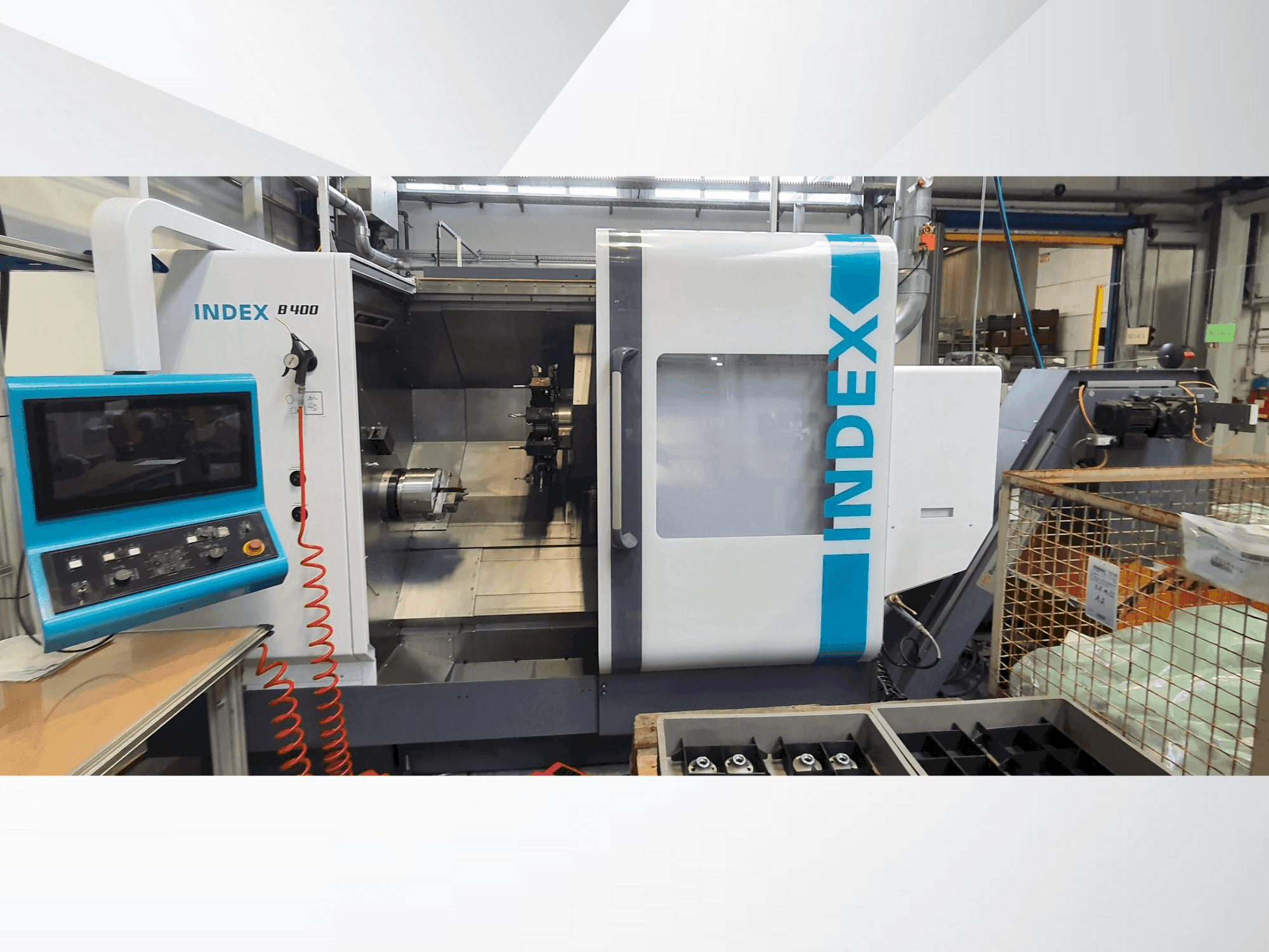 Makine Index B400 - Önden görünüm