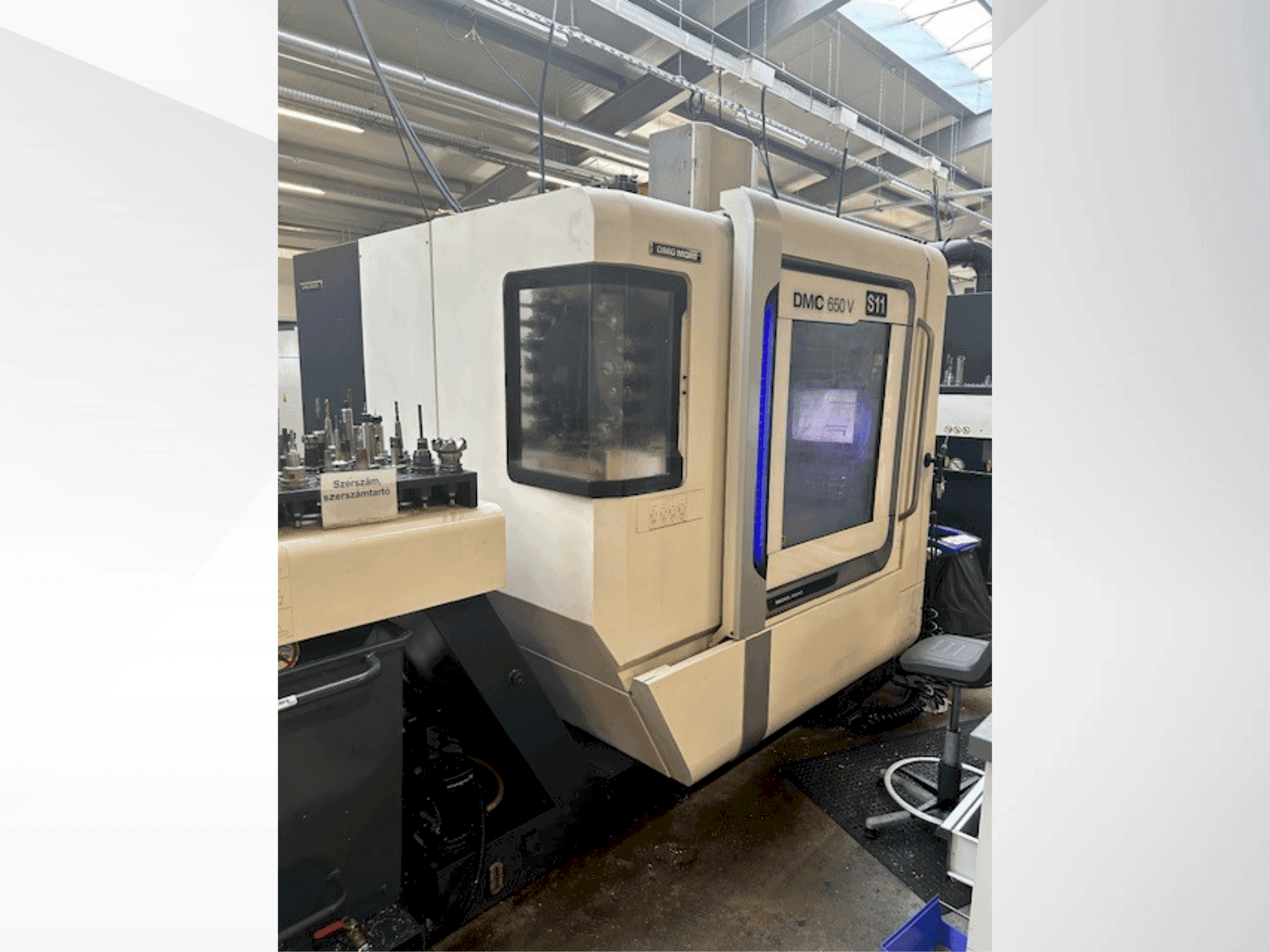 Makine DMG MORI DMC 650 V - Önden görünüm