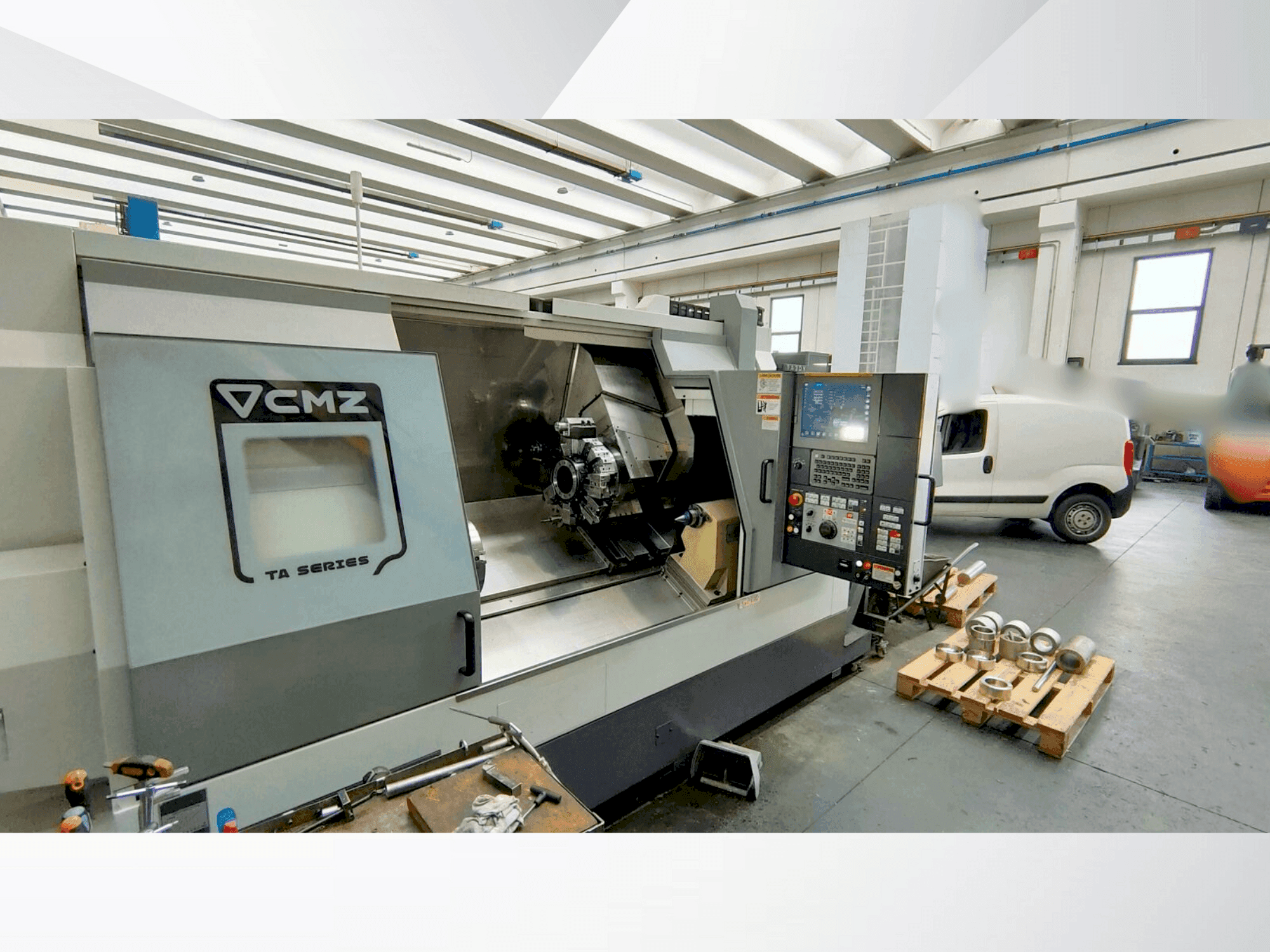 Makine CMZ TA 30 TY 1100 - Önden görünüm