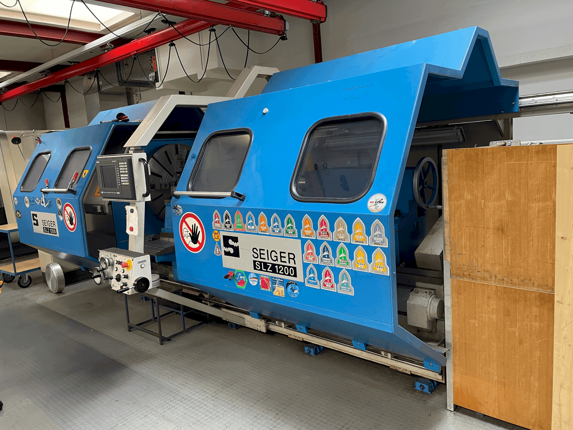 Makine SEIGER SLZ1200 - Önden görünüm