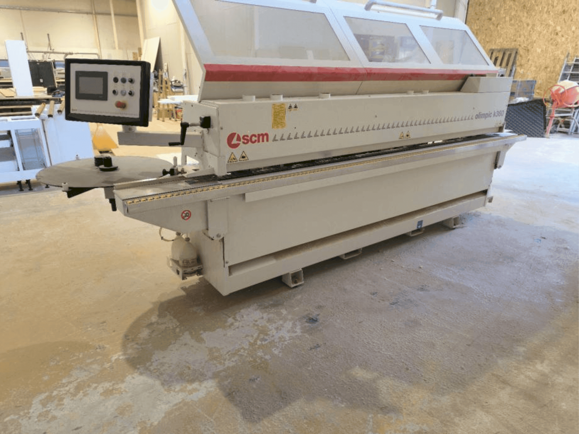 Makine SCM Olimpic K360 - Önden görünüm