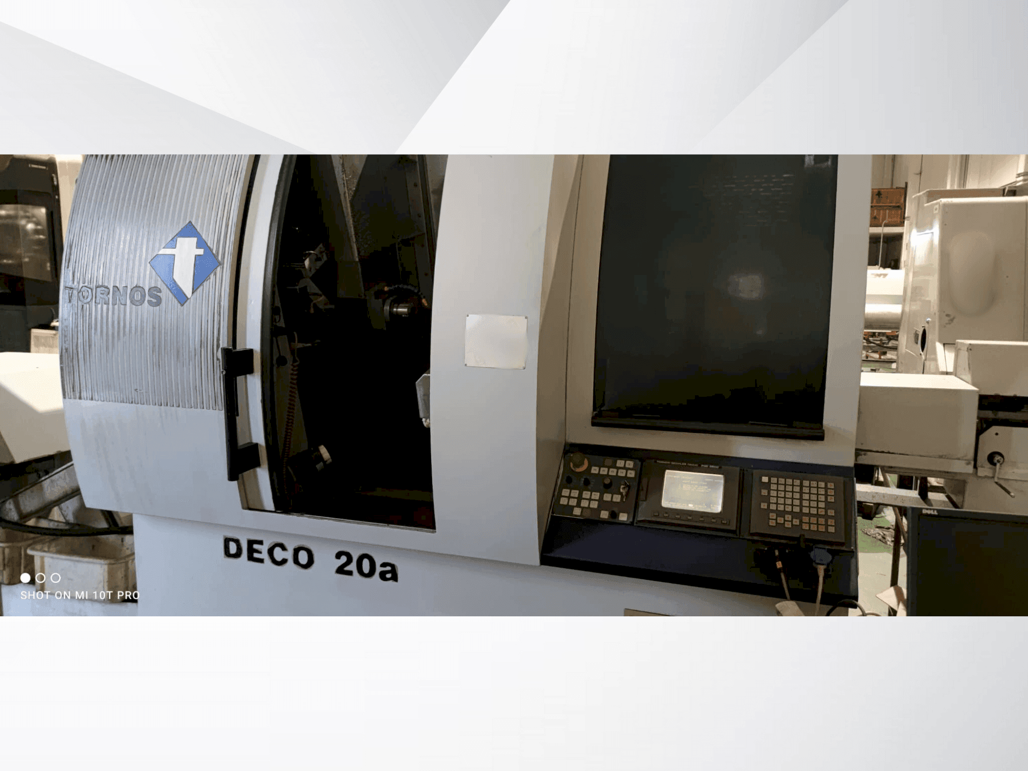 Makine Tornos-Bechler Deco 20a - Önden görünüm