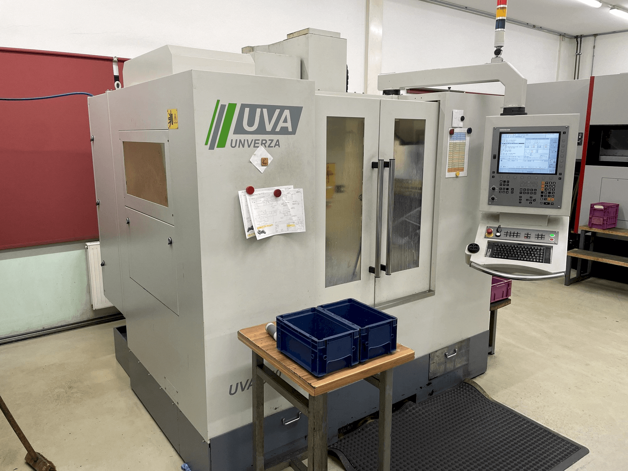 Makine HOMMEL UNVERZAGT UVA 550 Plus - Önden görünüm