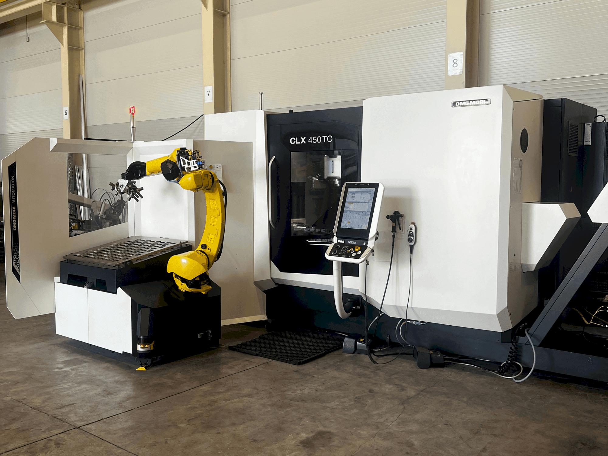 Makine DMG MORI CLX 450 TC - Önden görünüm