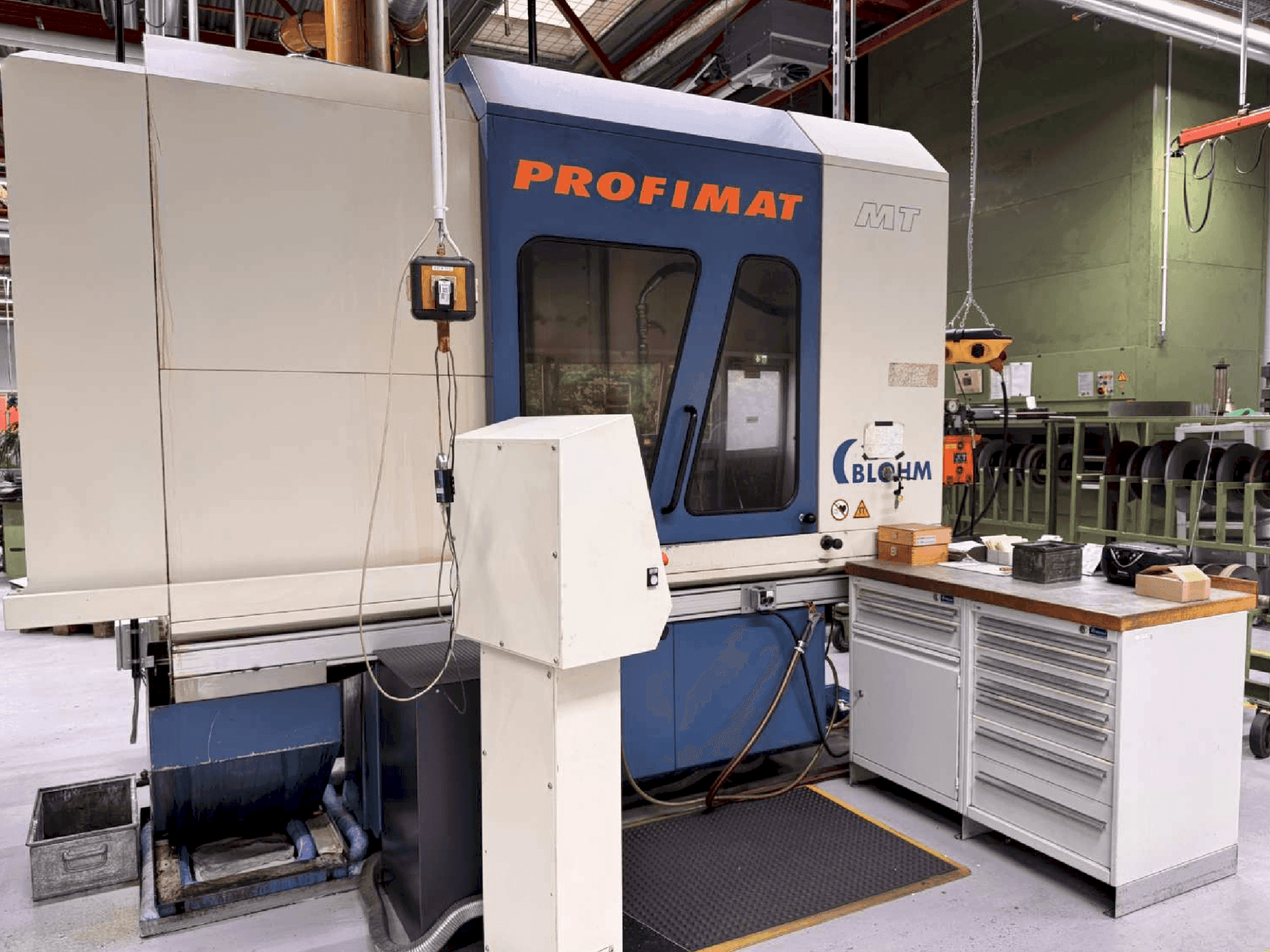 Makine BLOHM Profimat MT 408 - Önden görünüm