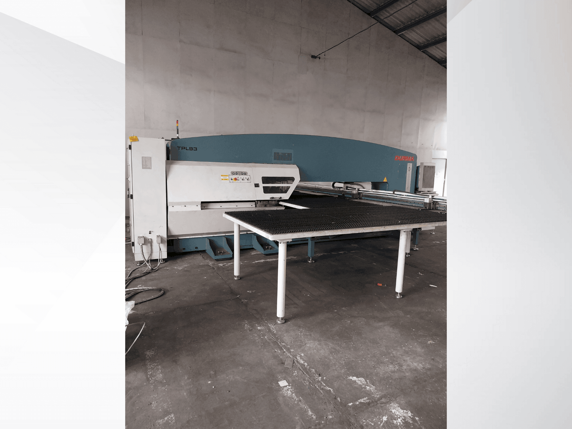 Makine Durma TPL93 - Önden görünüm