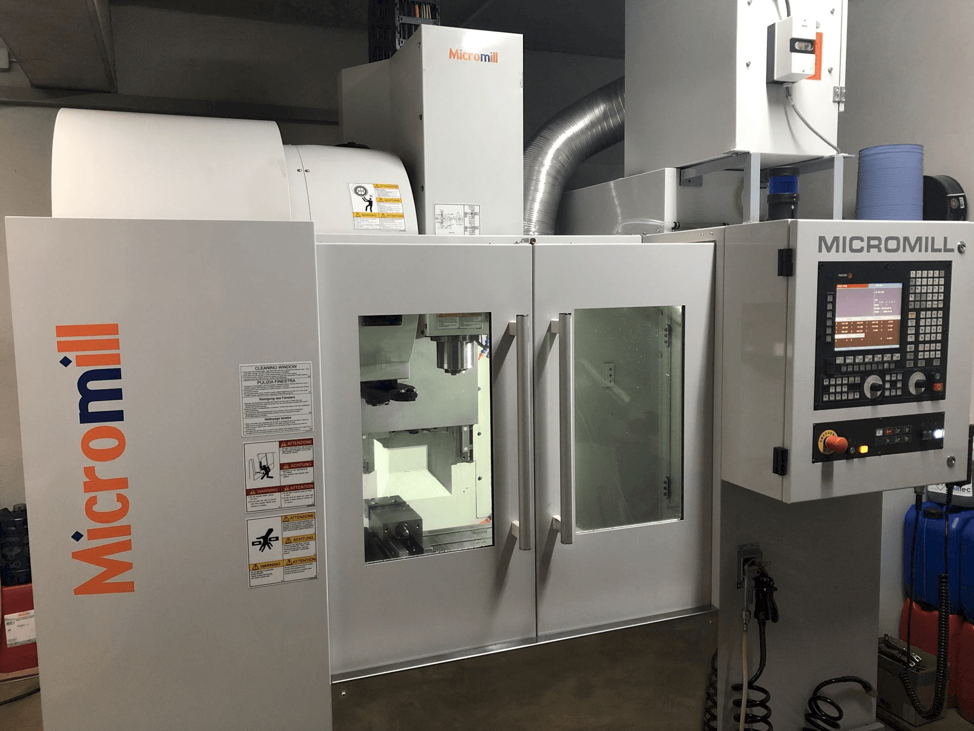 Makine Micromill MM 430 - Önden görünüm