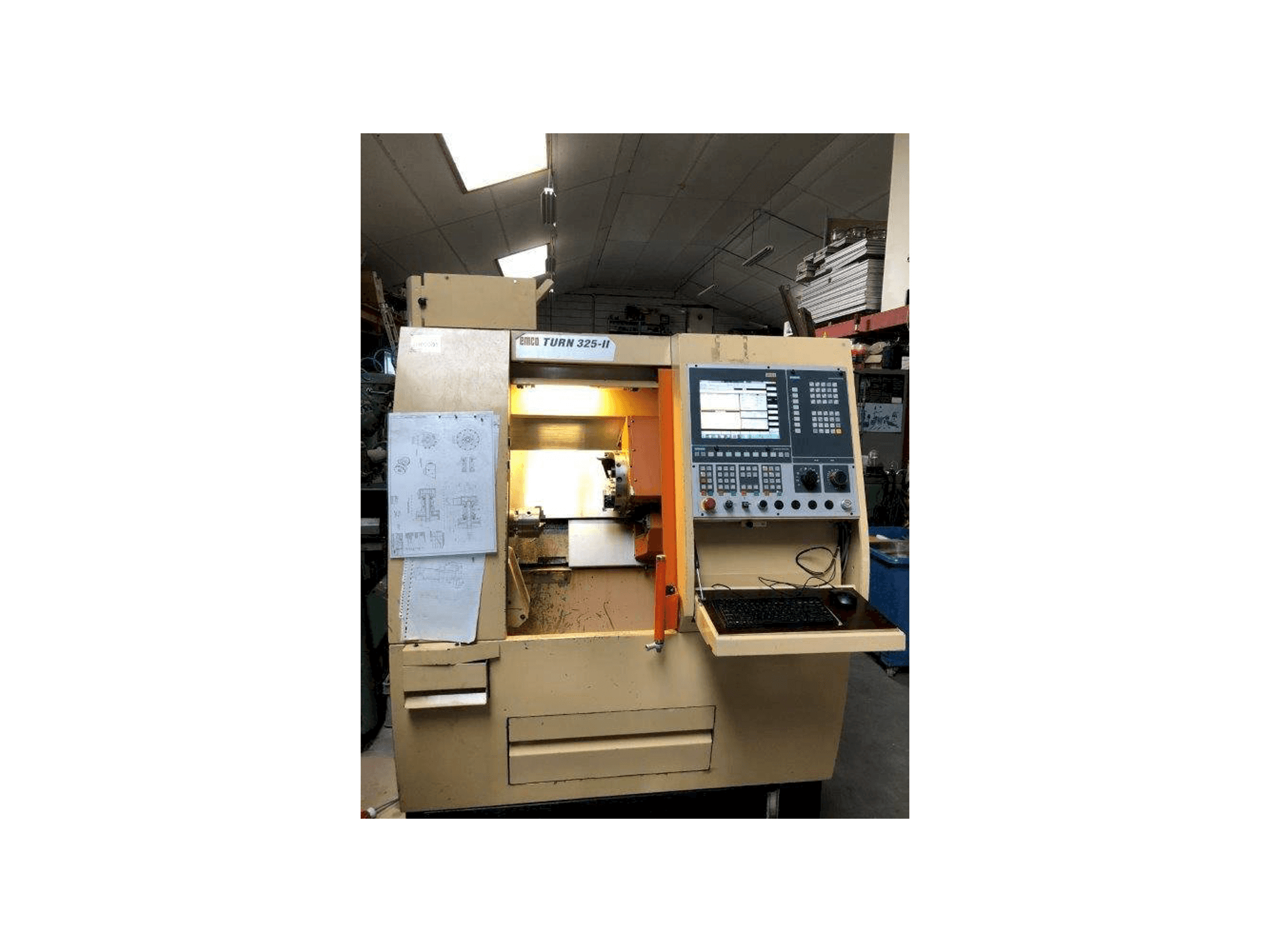 Makine EMCO TURN 325-II - Önden görünüm