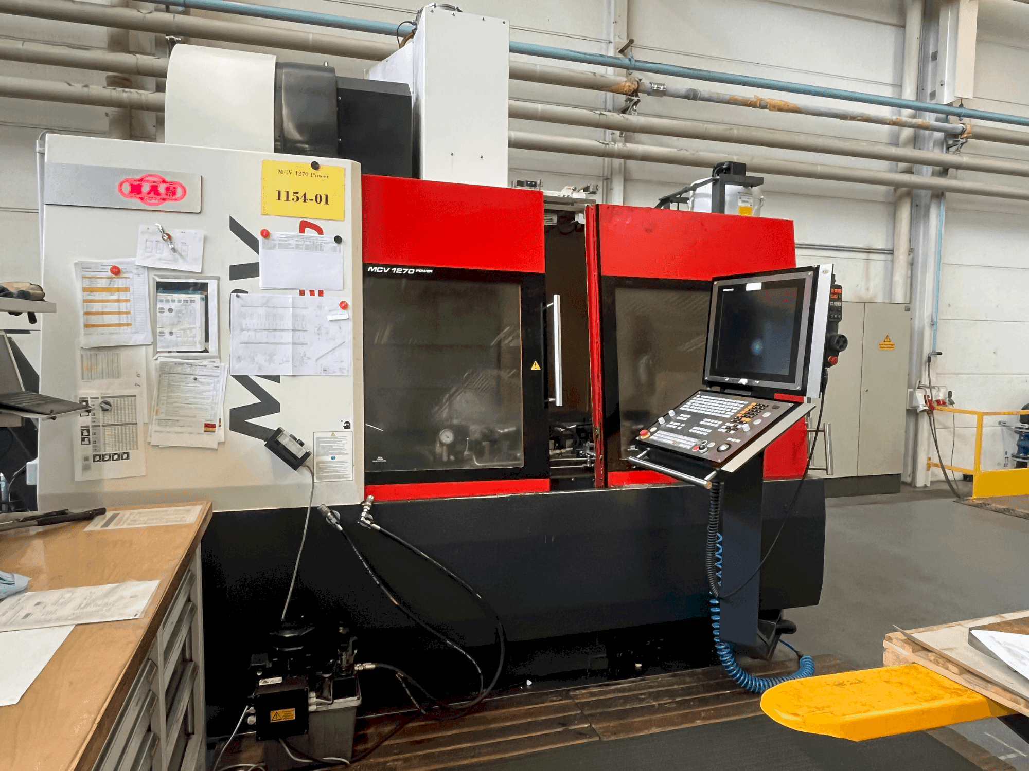 Makine MAS MCV 1270 Power - Önden görünüm