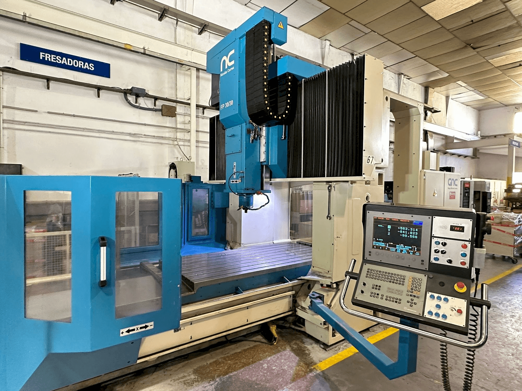 Makine NIEDERBERGER FP30/30 - Önden görünüm