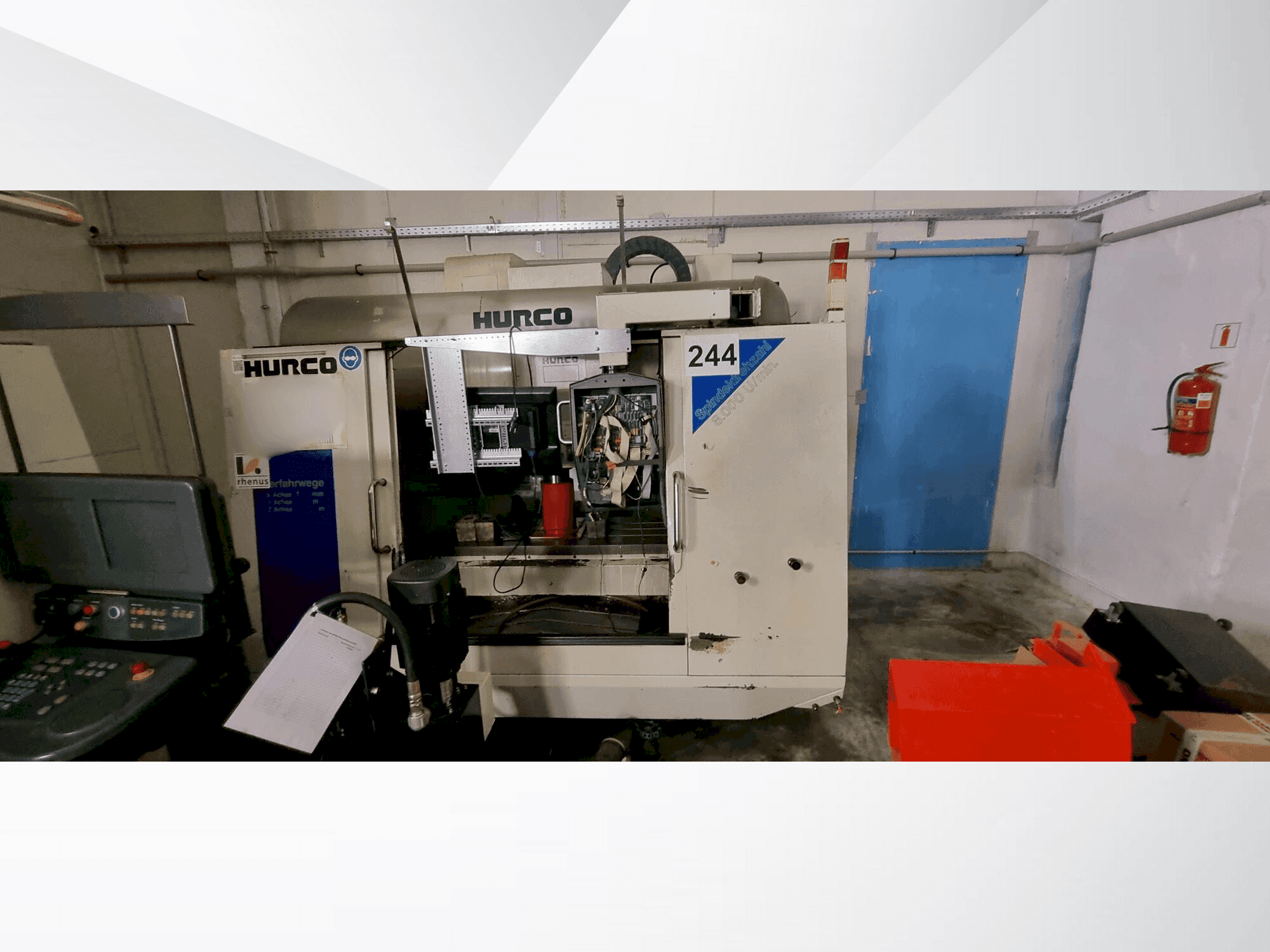Makine Hurco VM2 - Önden görünüm