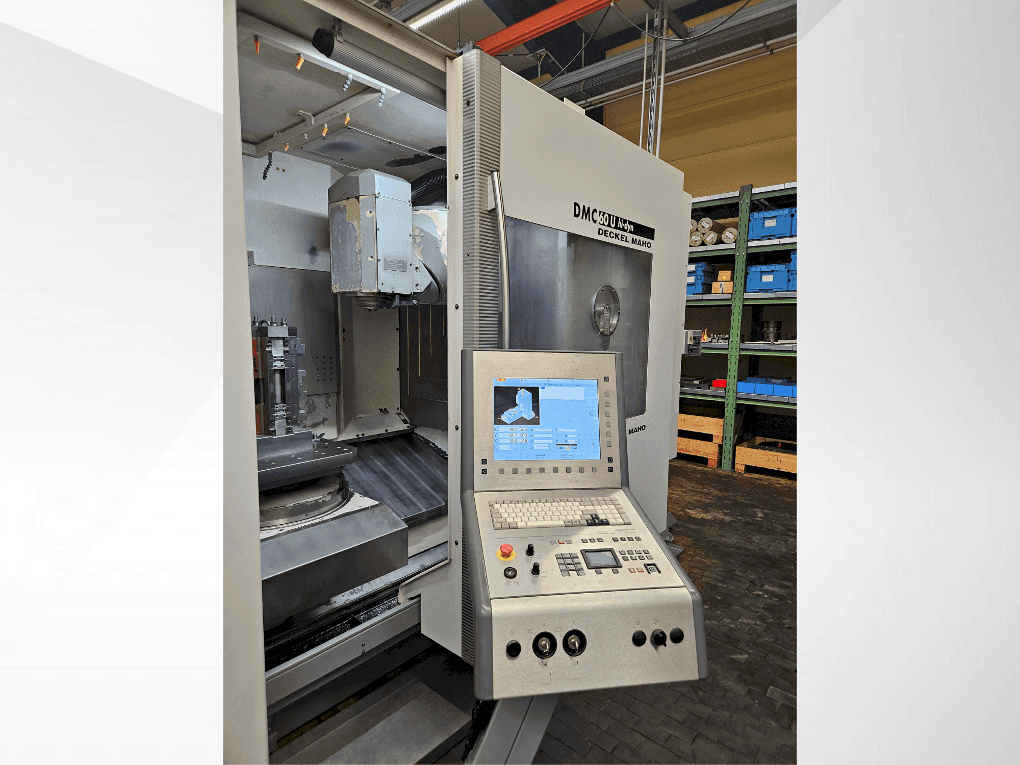 Makine DMG DECKEL MAHO DMC 60U RS5 - Önden görünüm