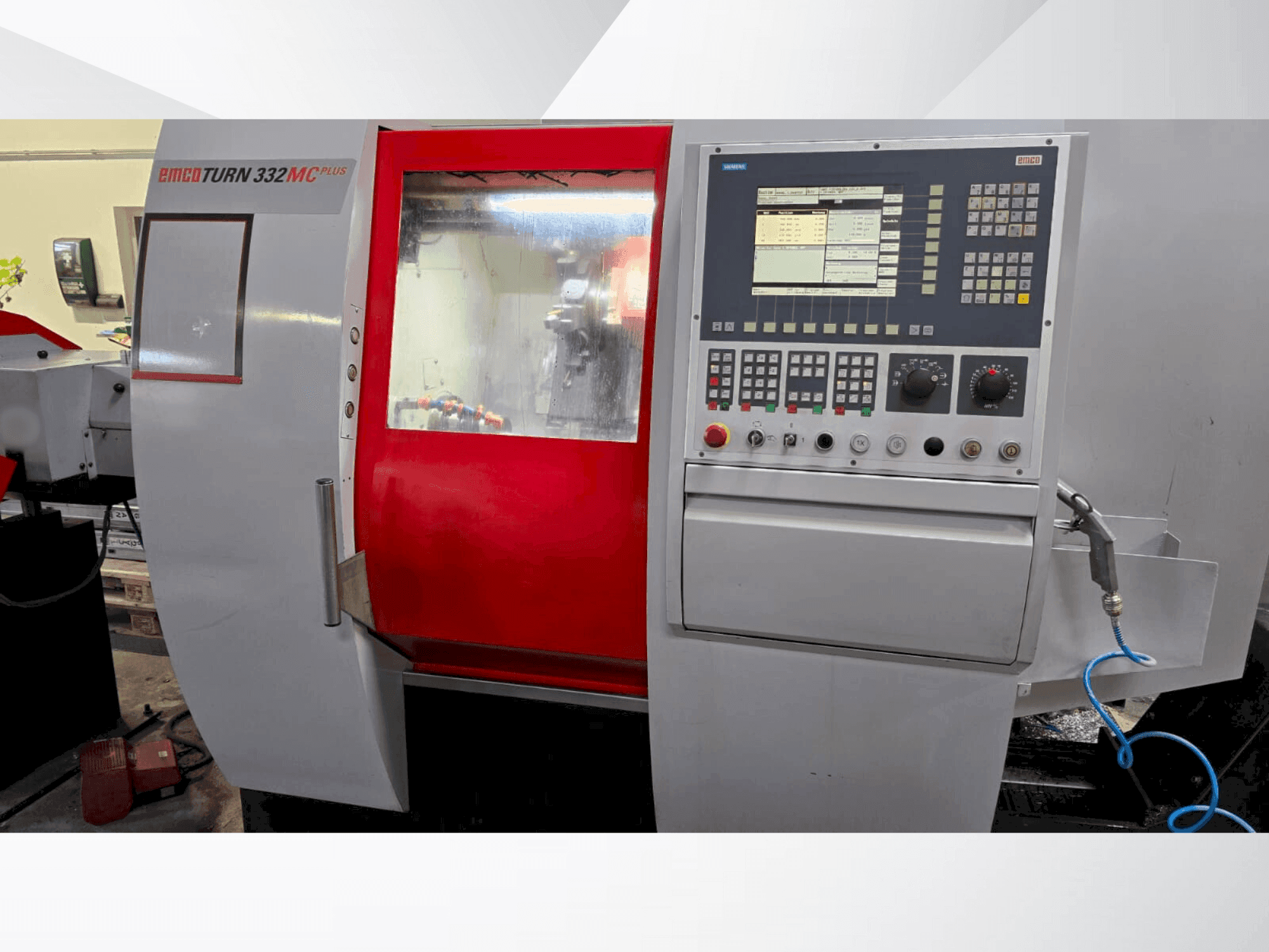 Makine EMCO TURN 332 MC - Önden görünüm