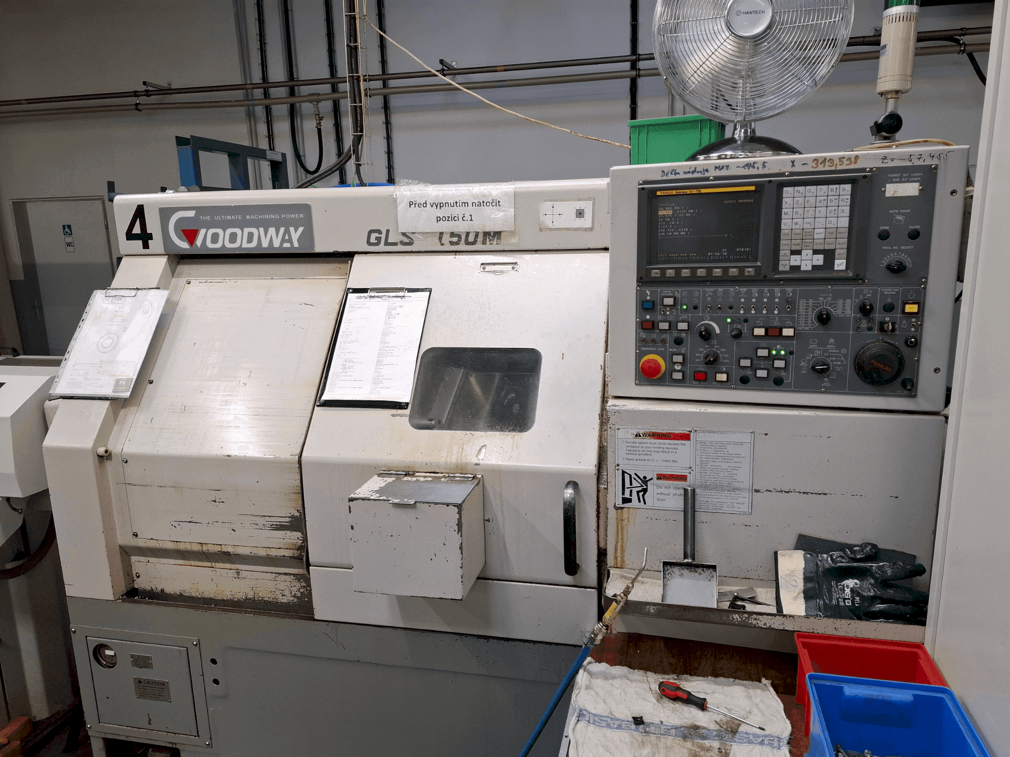 Makine Goodway GLS 150M - Önden görünüm