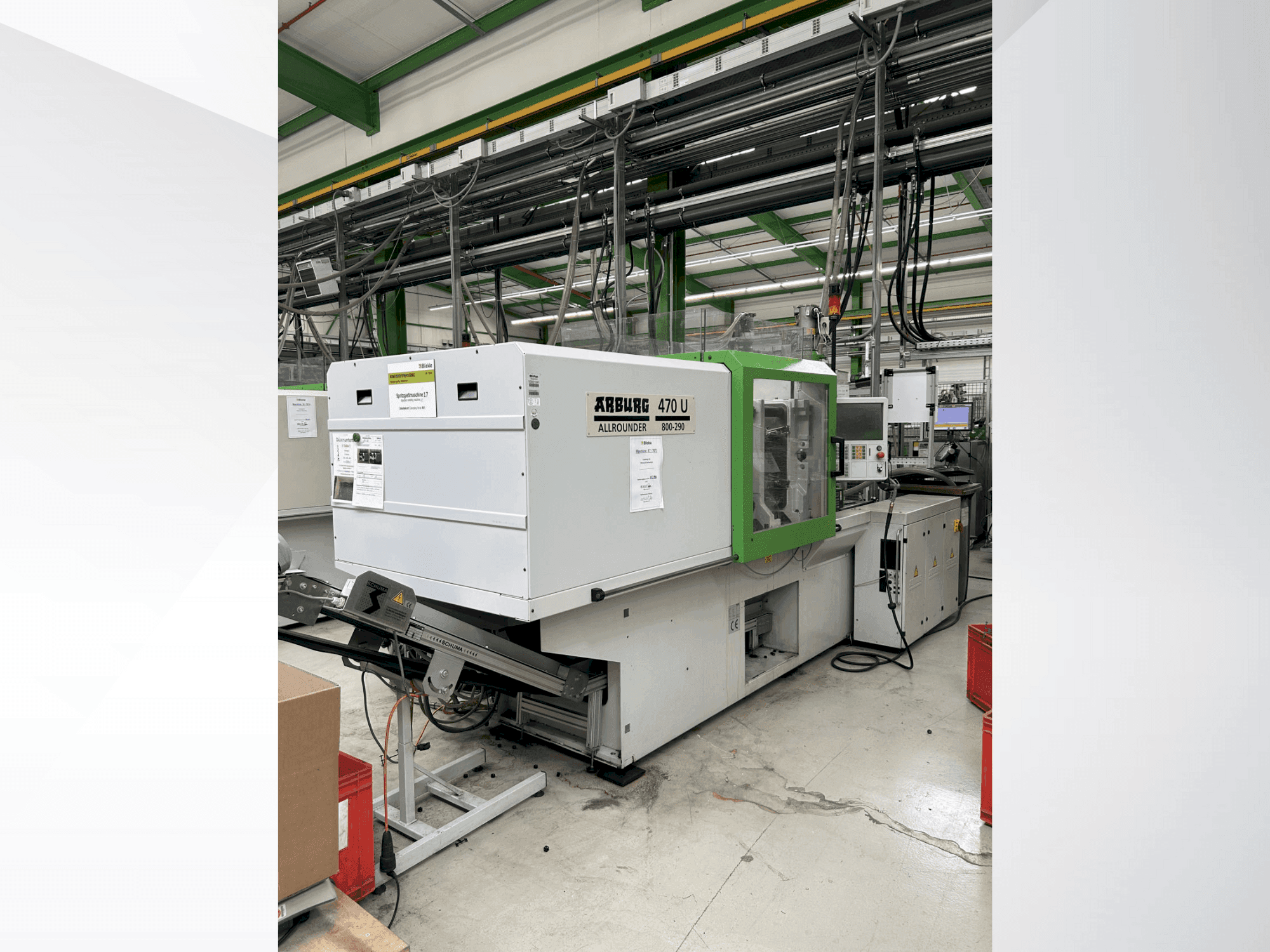 Makine Arburg 470 U / 800-290 - Önden görünüm