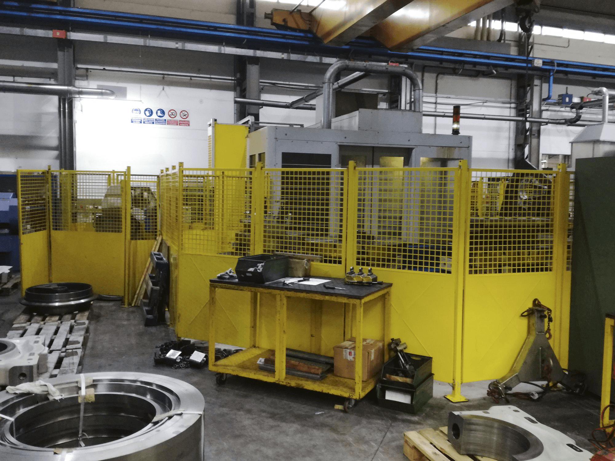 Makine Mandelli - Önden görünüm M8 UT