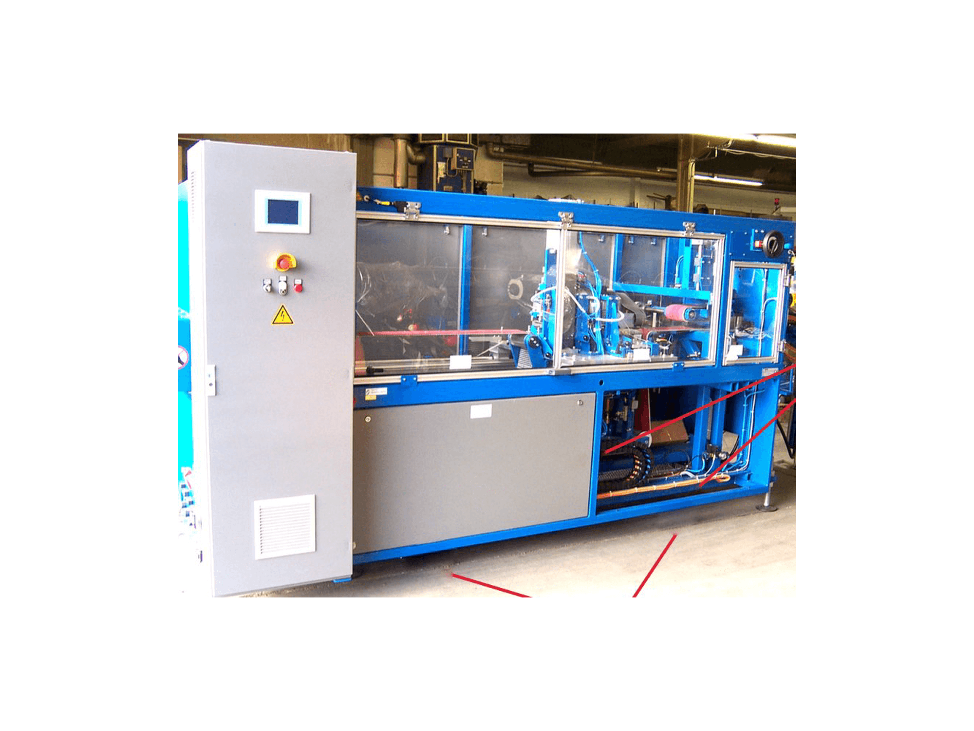 Makine BASTON - Sol görünüm TSQ-P-503-S-100