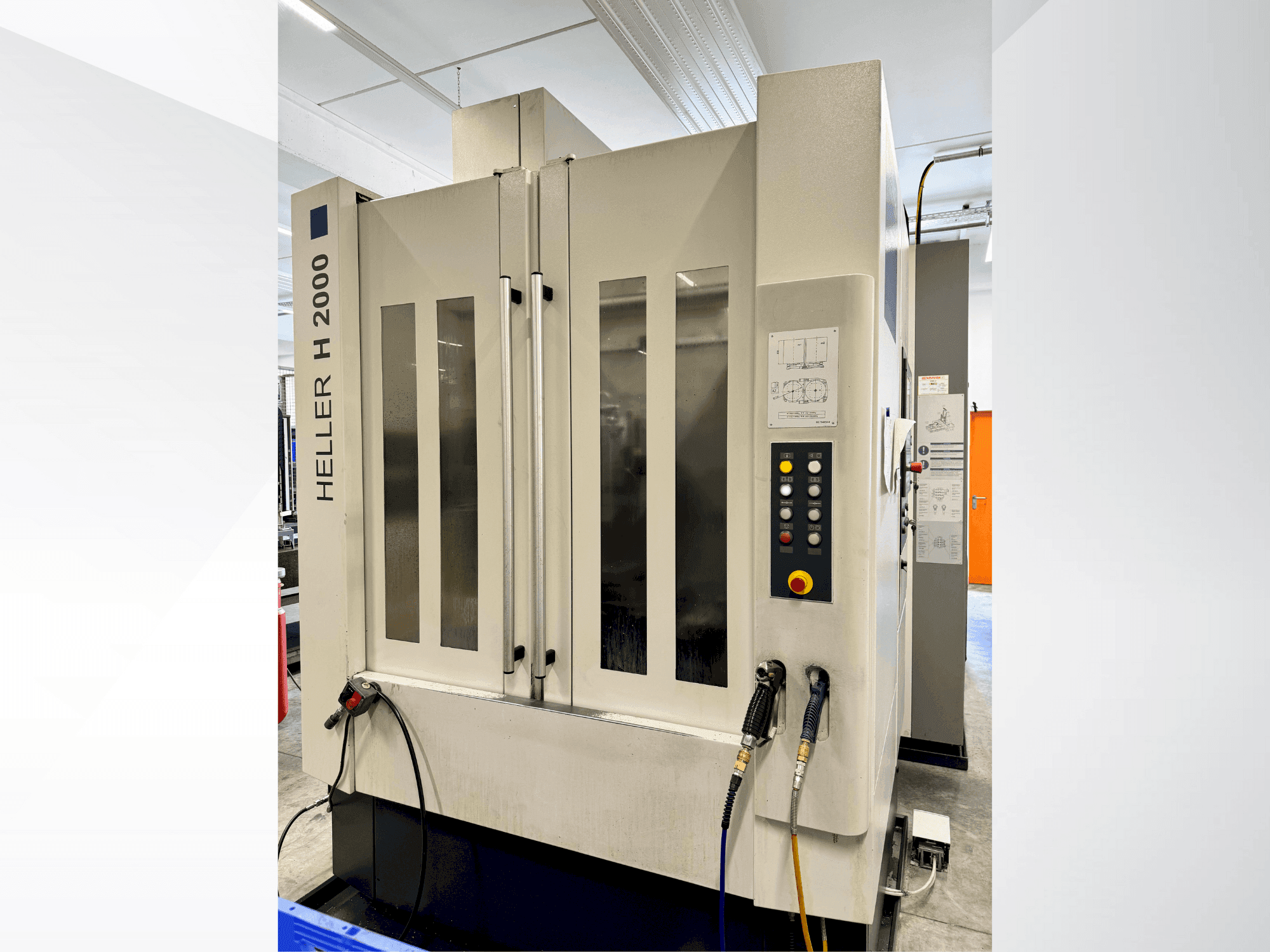 Makine HELLER H2000 - Önden görünüm