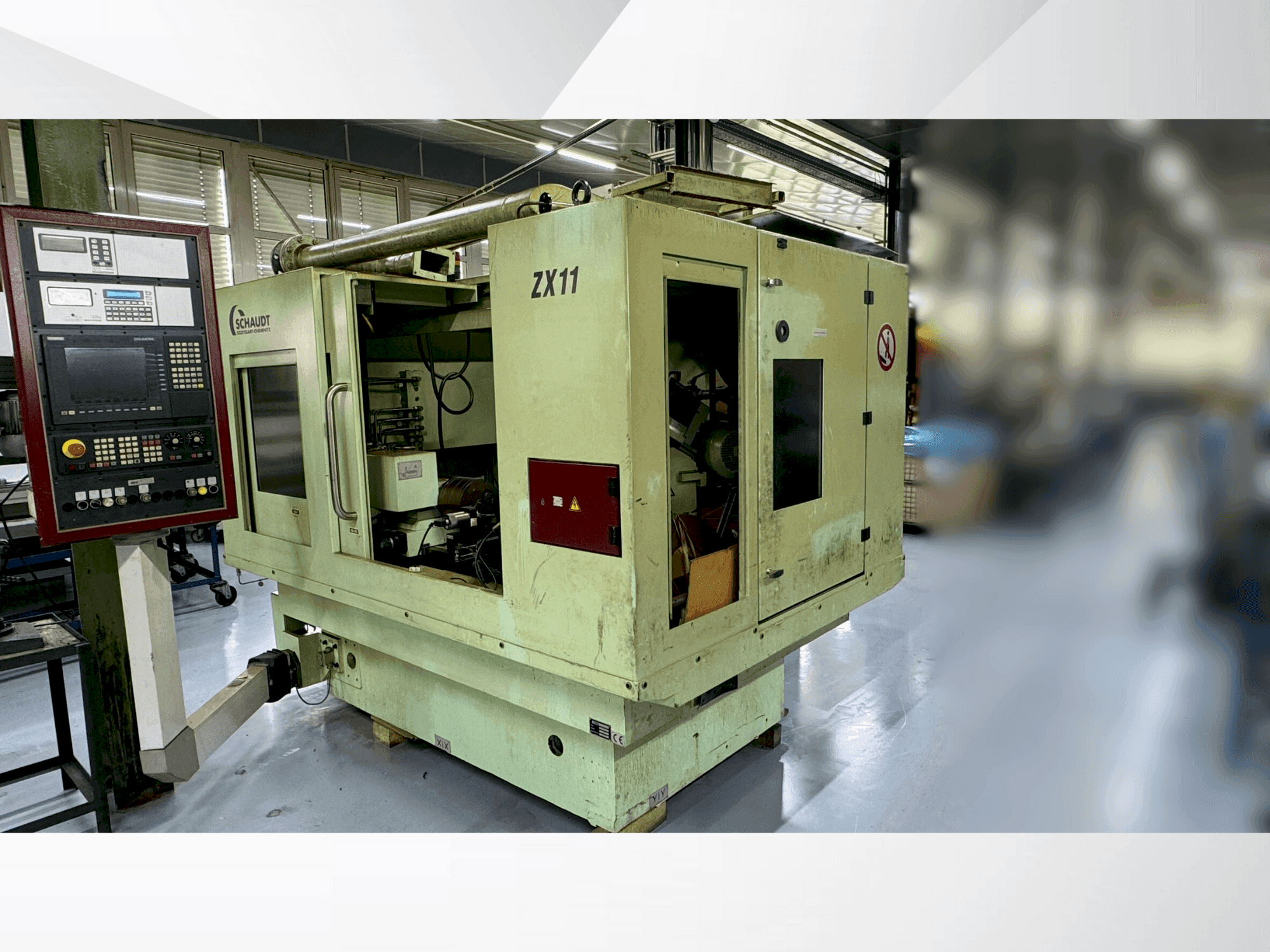 Makine Schaudt ZX 11 - Önden görünüm