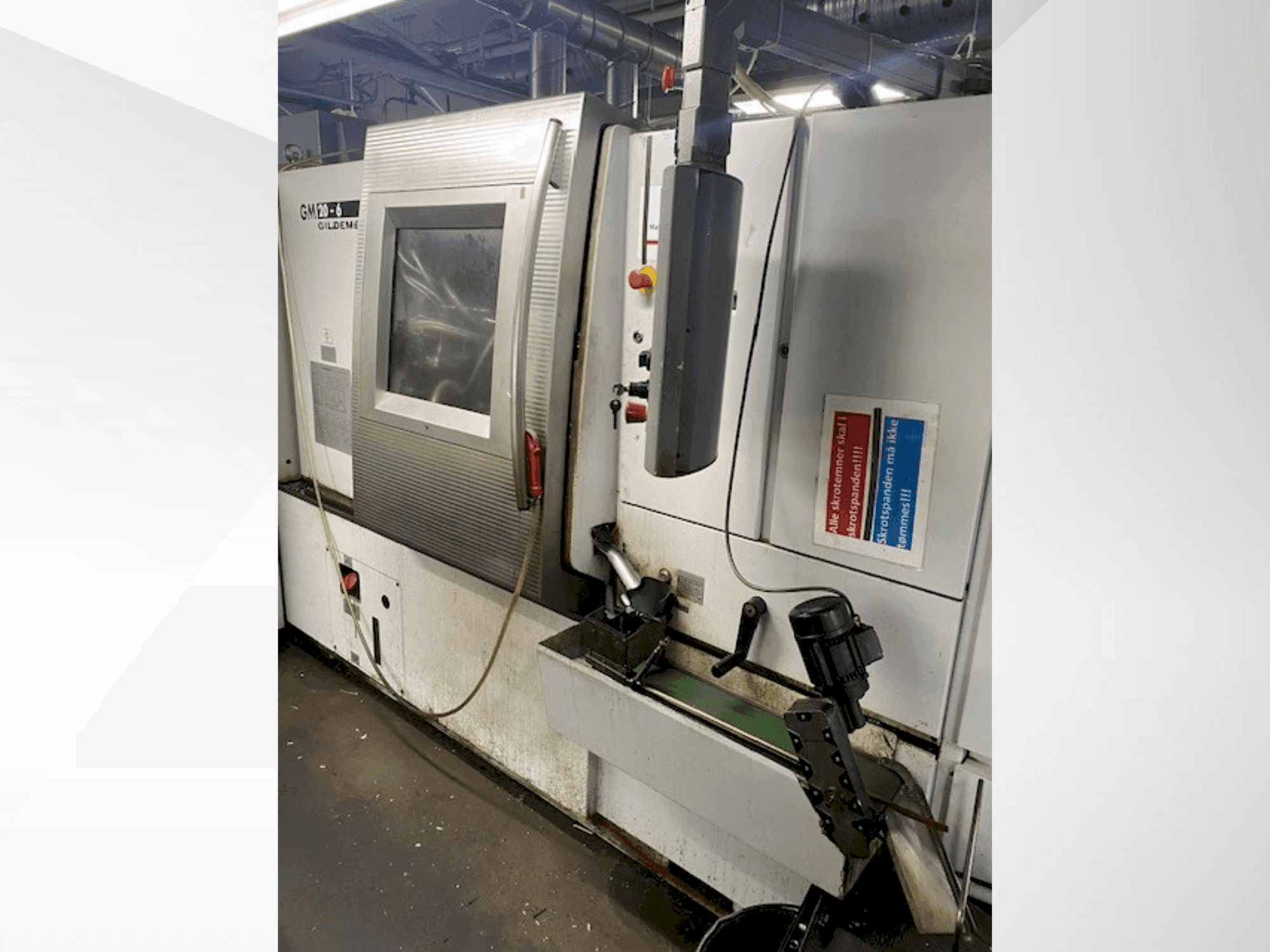 Makine Gildemeister GM 20-6 - Önden görünüm