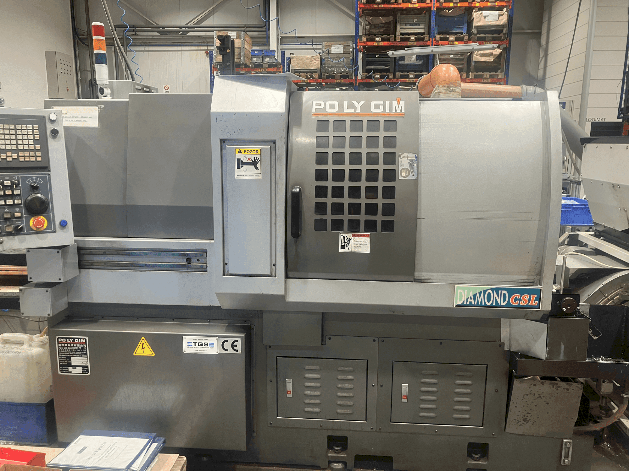 Makine PO LY GIM Diamond 32CSL - Önden görünüm