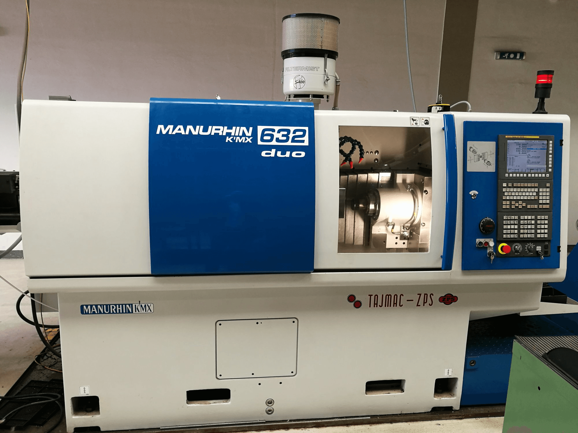 Makine TAJMAC-ZPS - Önden görünüm MANURHIN K'MX 632 DUO