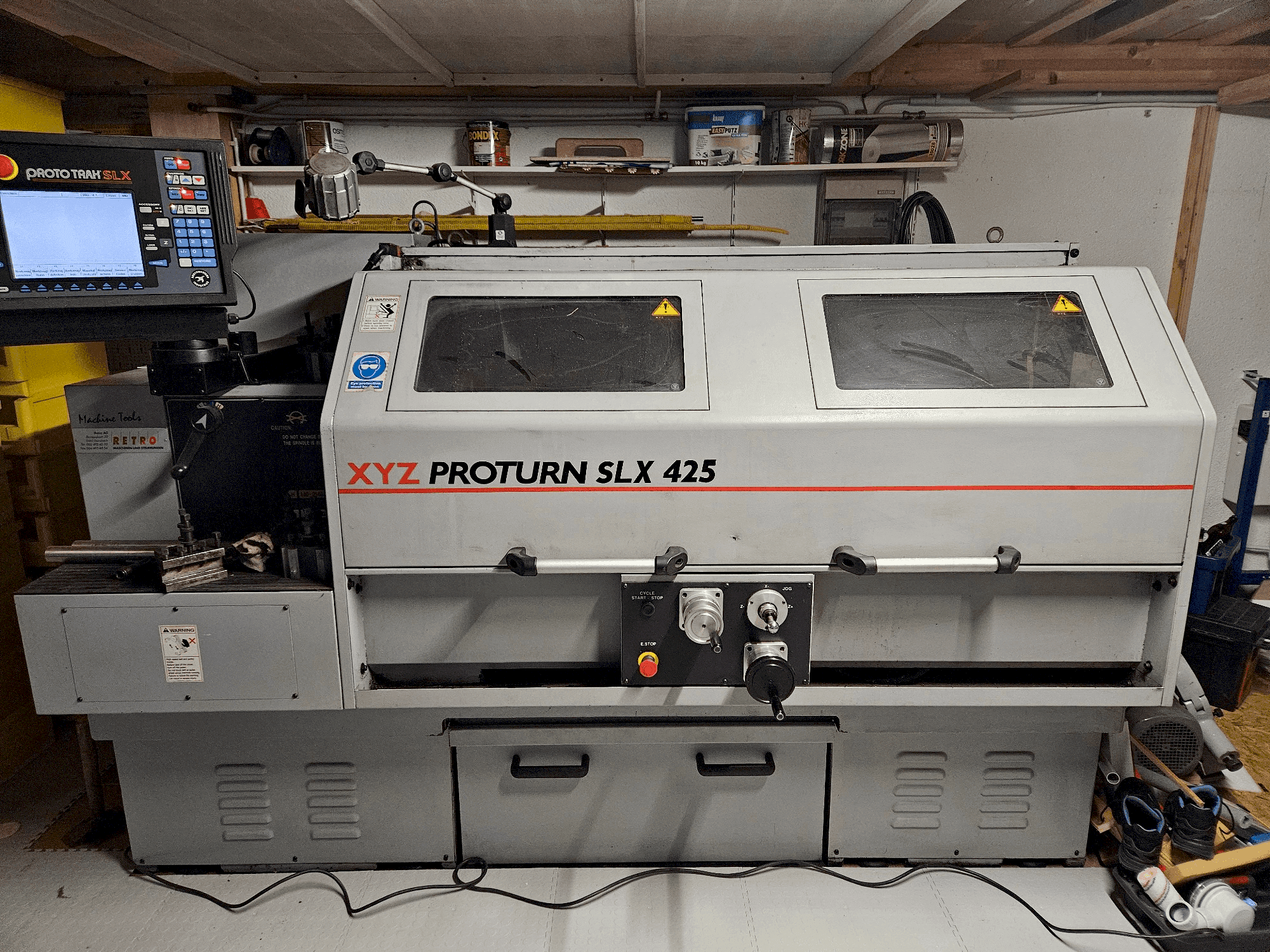 Makine XYZ Proturn SLX 425 - Önden görünüm