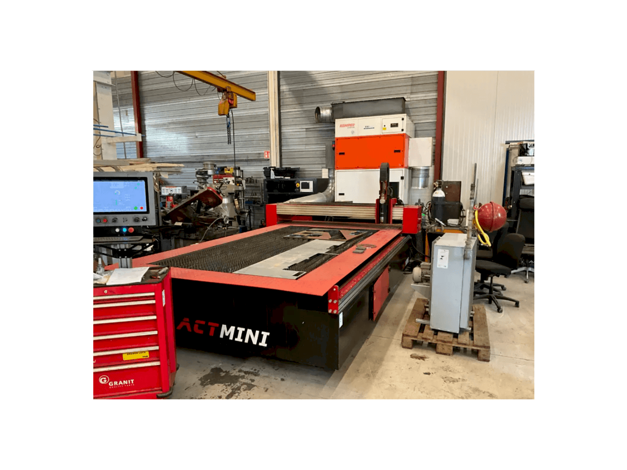 Makine ACT MINI 3015PW - Önden görünüm