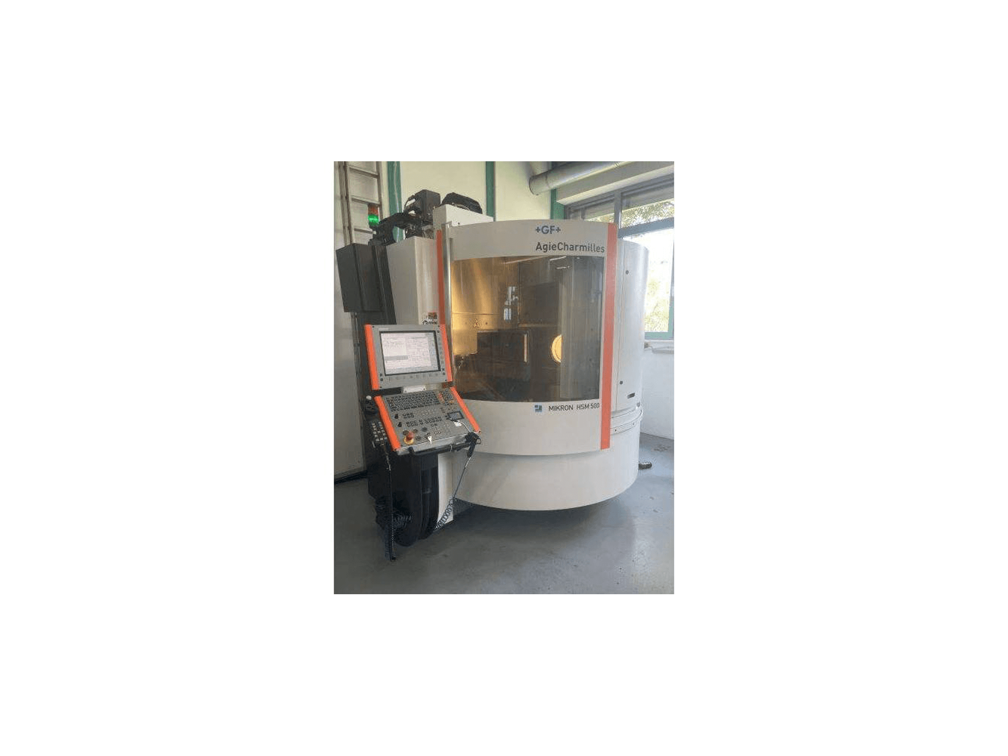Makine MIKRON HSM 500 - Önden görünüm