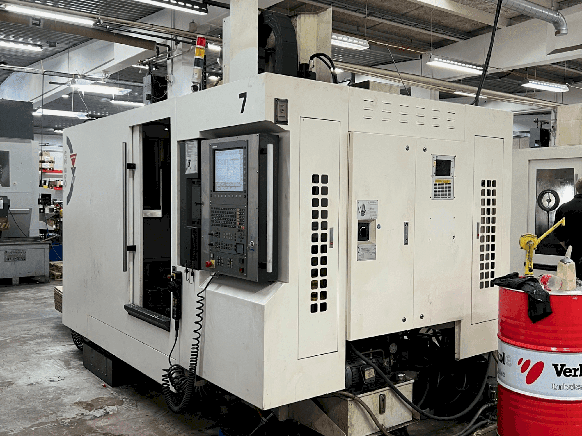 Makine WEMAS VZ 860 APC - Önden görünüm