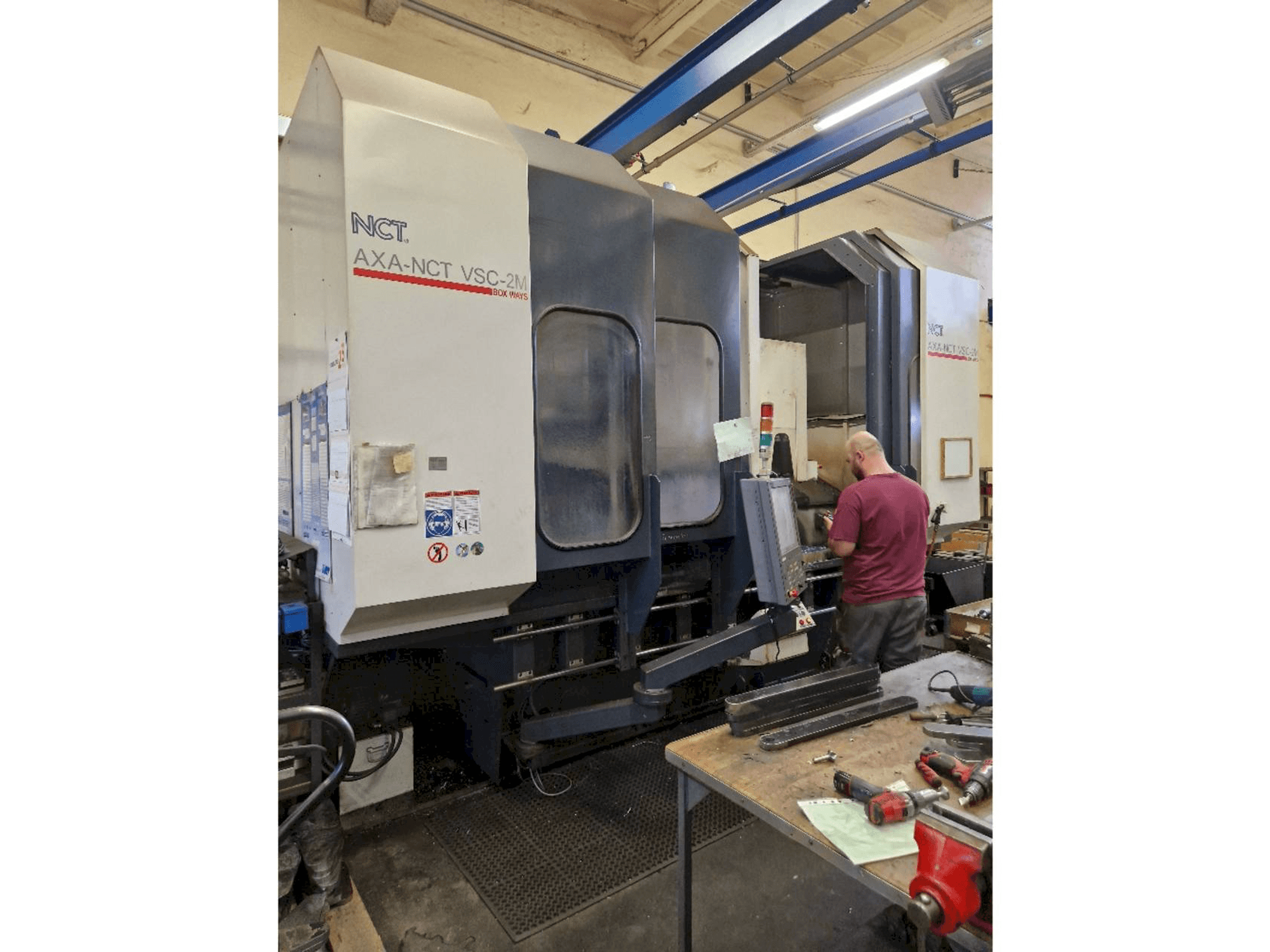 Makine AXA NCT VSC-2M - Önden görünüm
