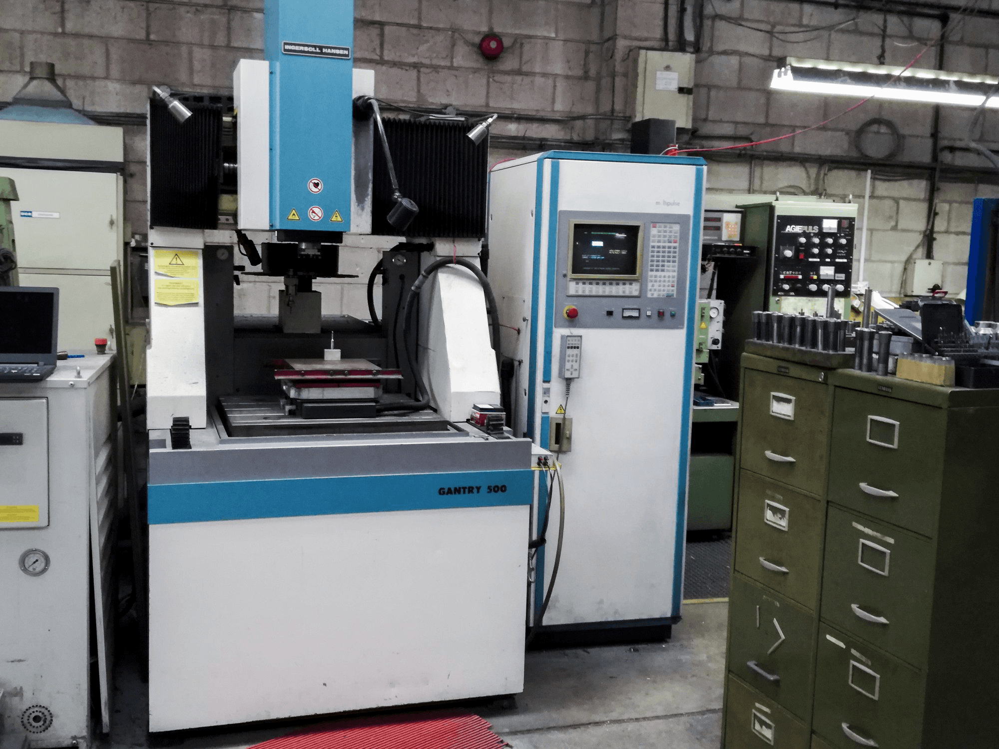 Makine INGERSOLL HANSEN - Önden görünüm Gantry 500