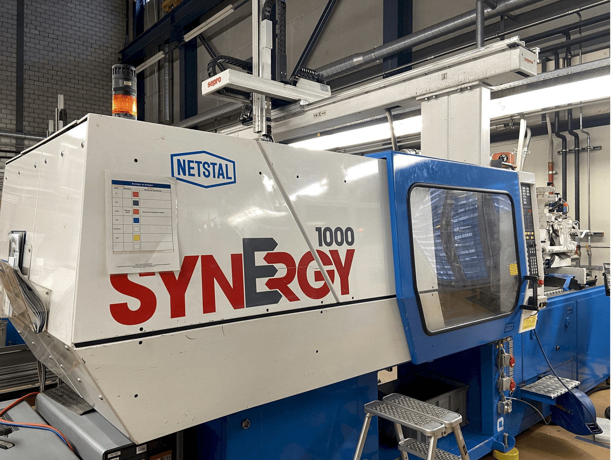 Makine Netstal SYNERGY 1000-230 - Önden görünüm
