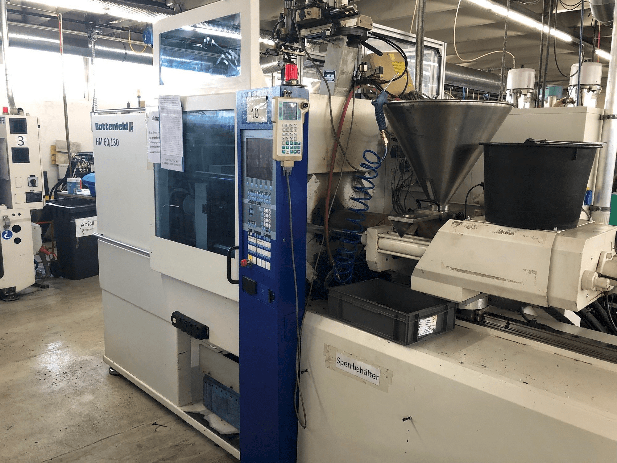 Makine Battenfeld HM 60/130 S - Önden görünüm