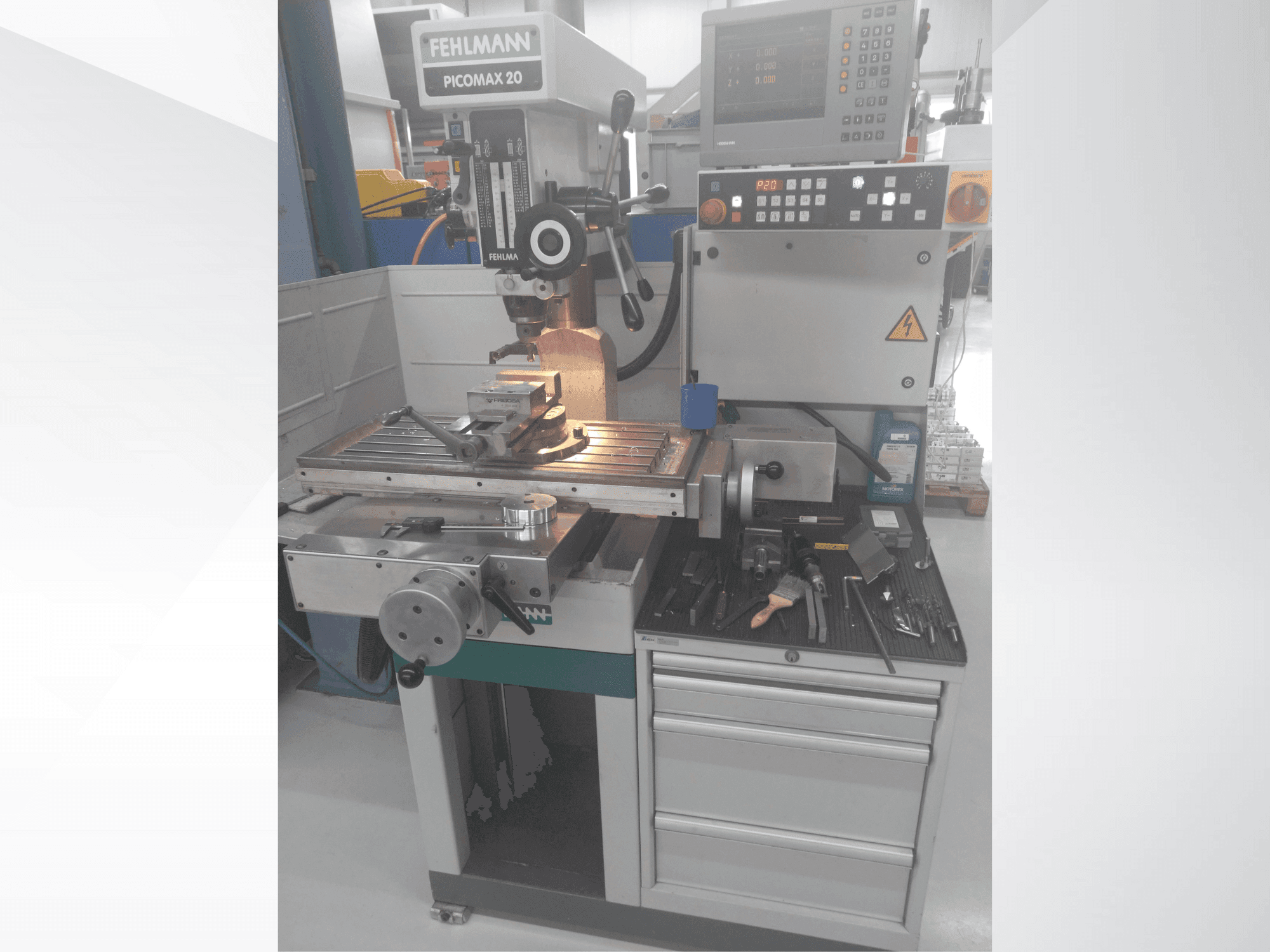 Makine FEHLMANN PICOMAX 20 - Önden görünüm