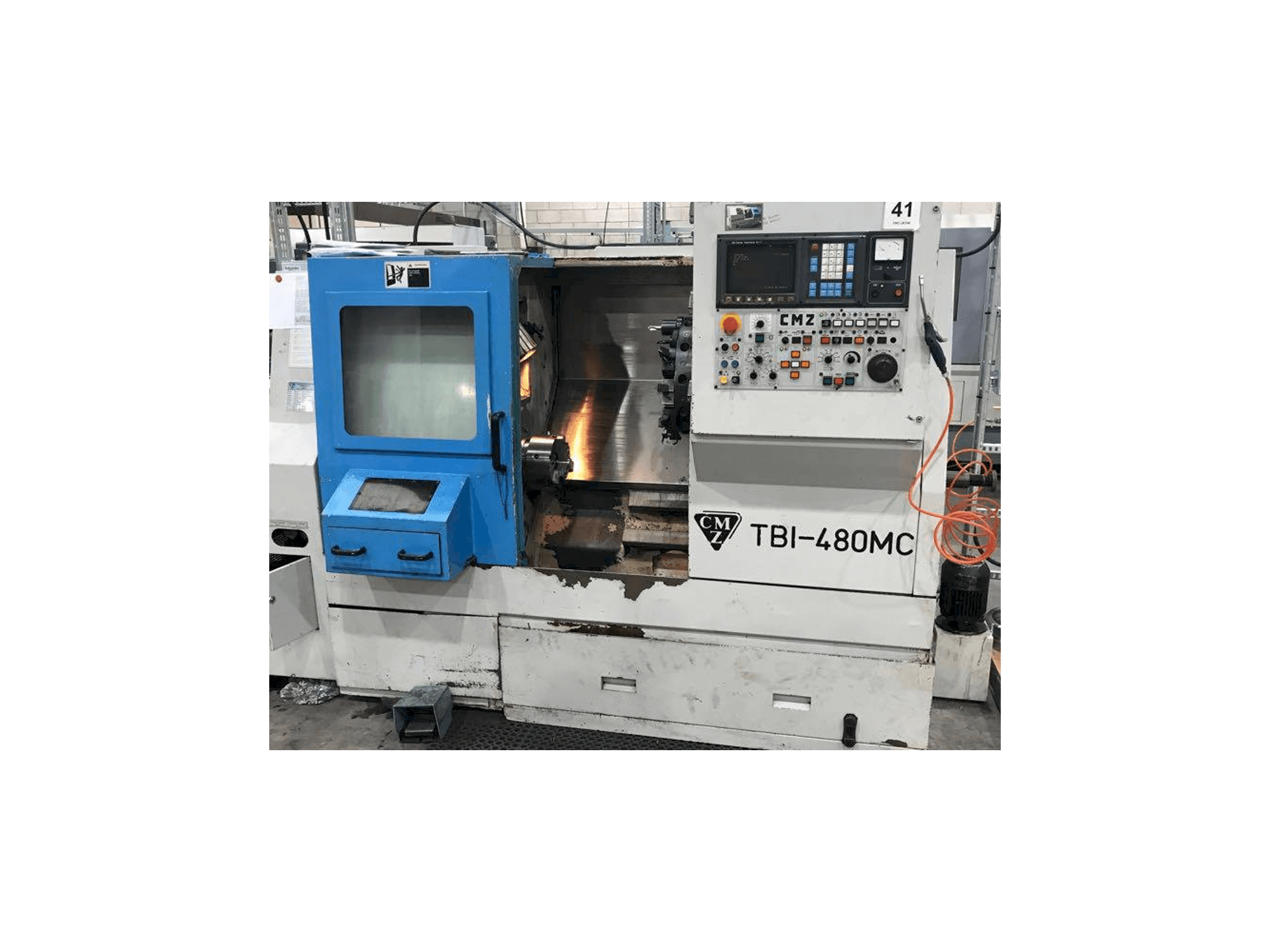 Makine CMZ TBI-480 - Önden görünüm