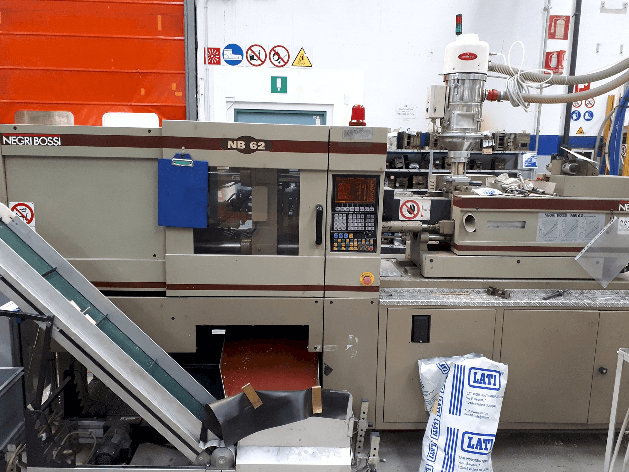 Makine Negri Bossi - Önden görünüm NB 62
