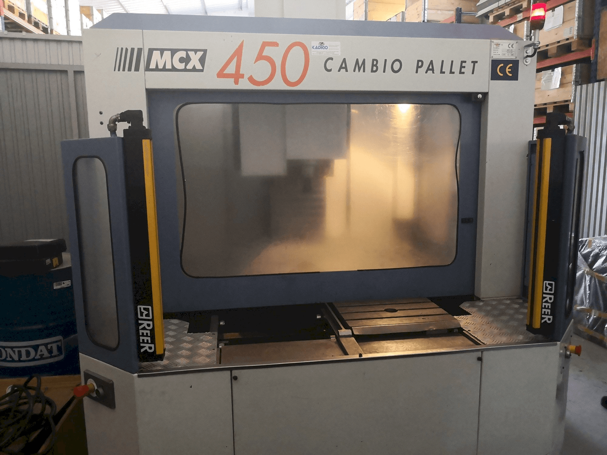 Makine FAMUP MCX 450 - Önden görünüm