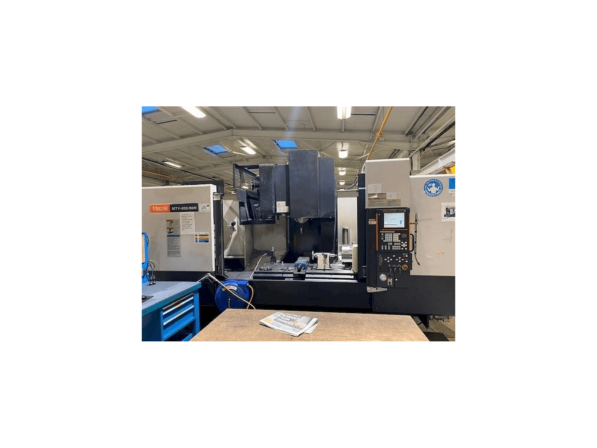 Makine Mazak MTV 655/60N - Önden görünüm