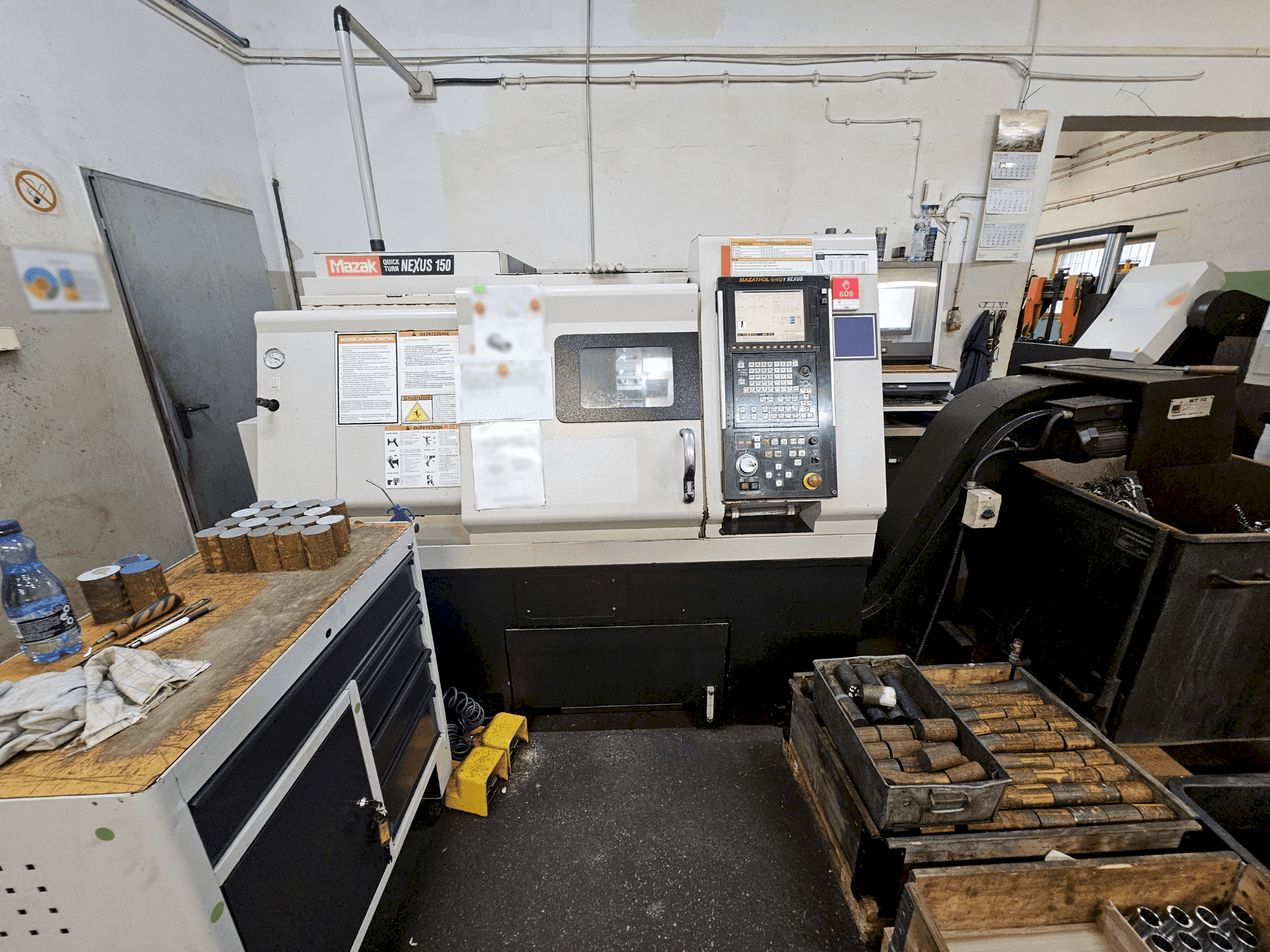 Makine Mazak QTN-150/500 - Önden görünüm